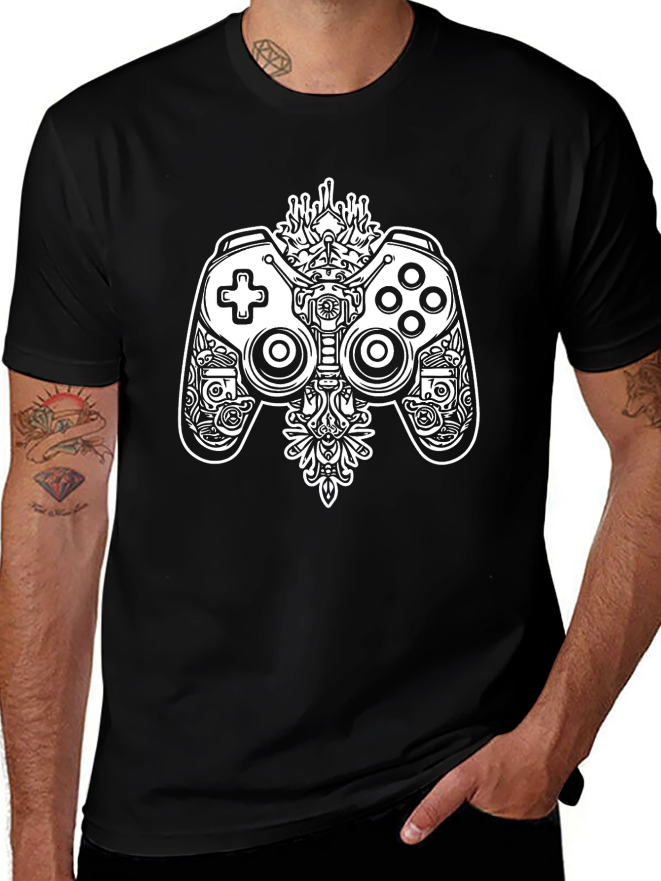 Gamer T-Shirt - Intricate Controller Design