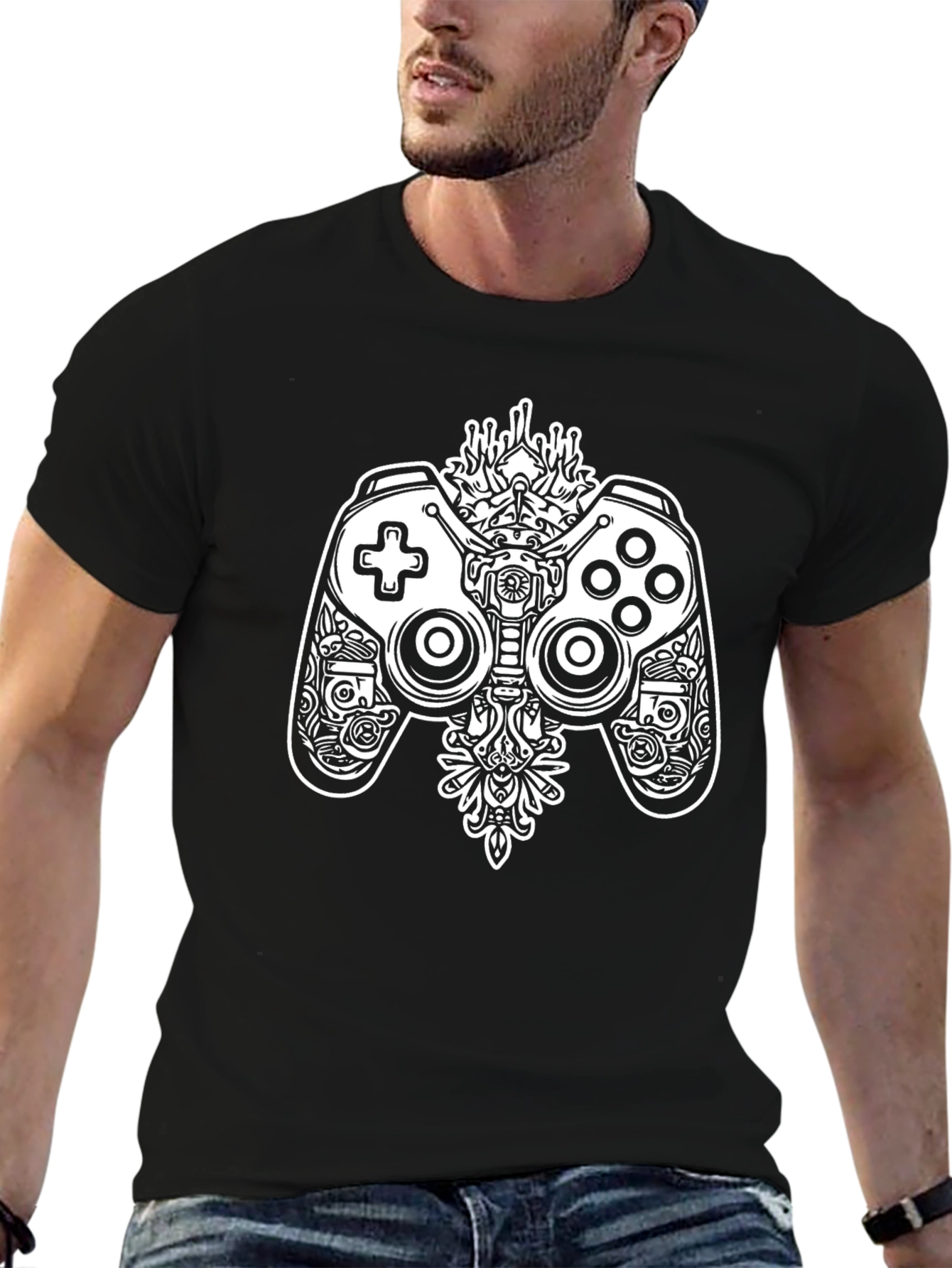 Gamer T-Shirt - Intricate Controller Design