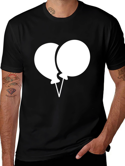 Balloon Graphic Tee - Mens Black T-Shirt