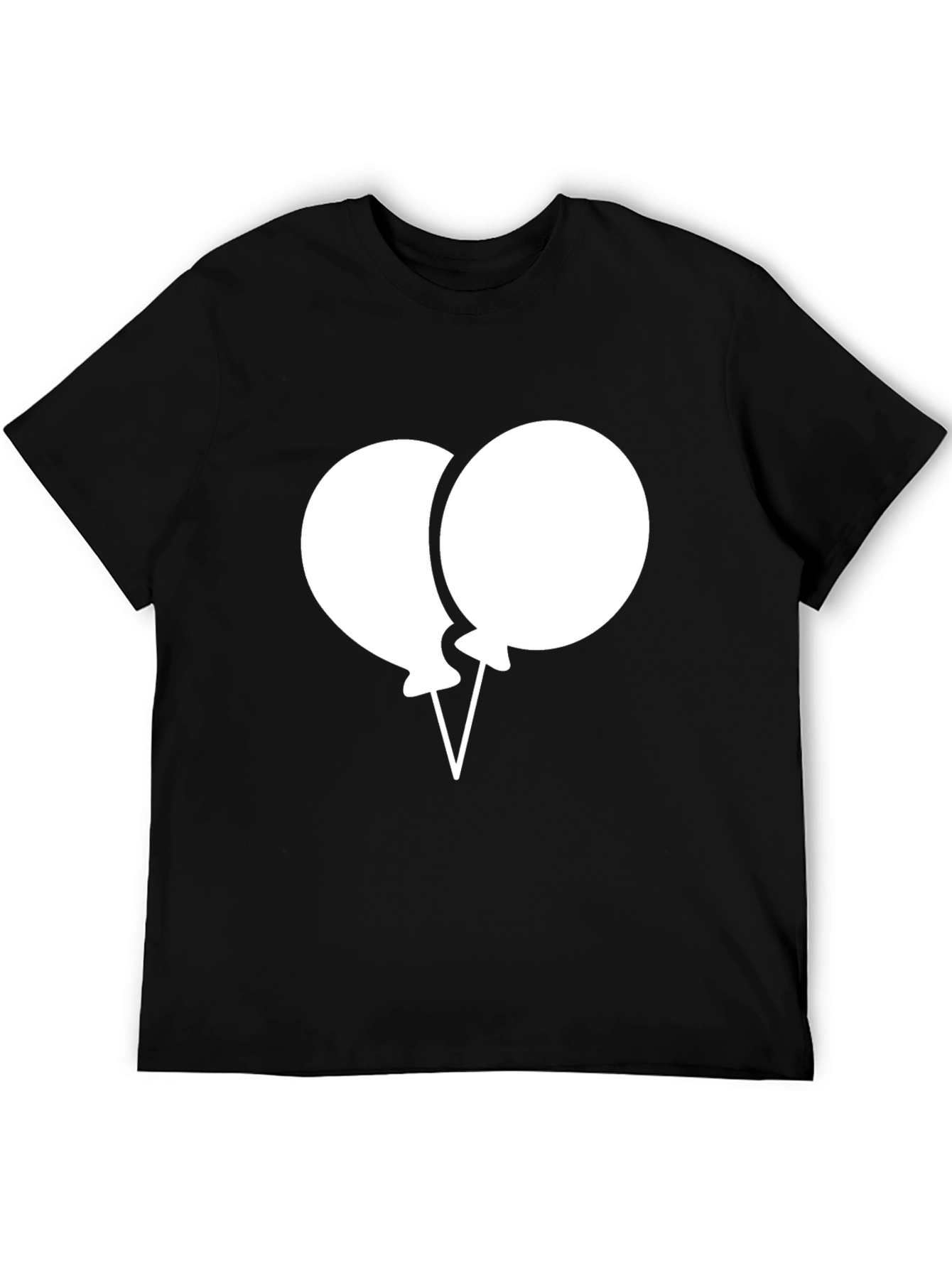 Balloon Graphic Tee - Mens Black T-Shirt
