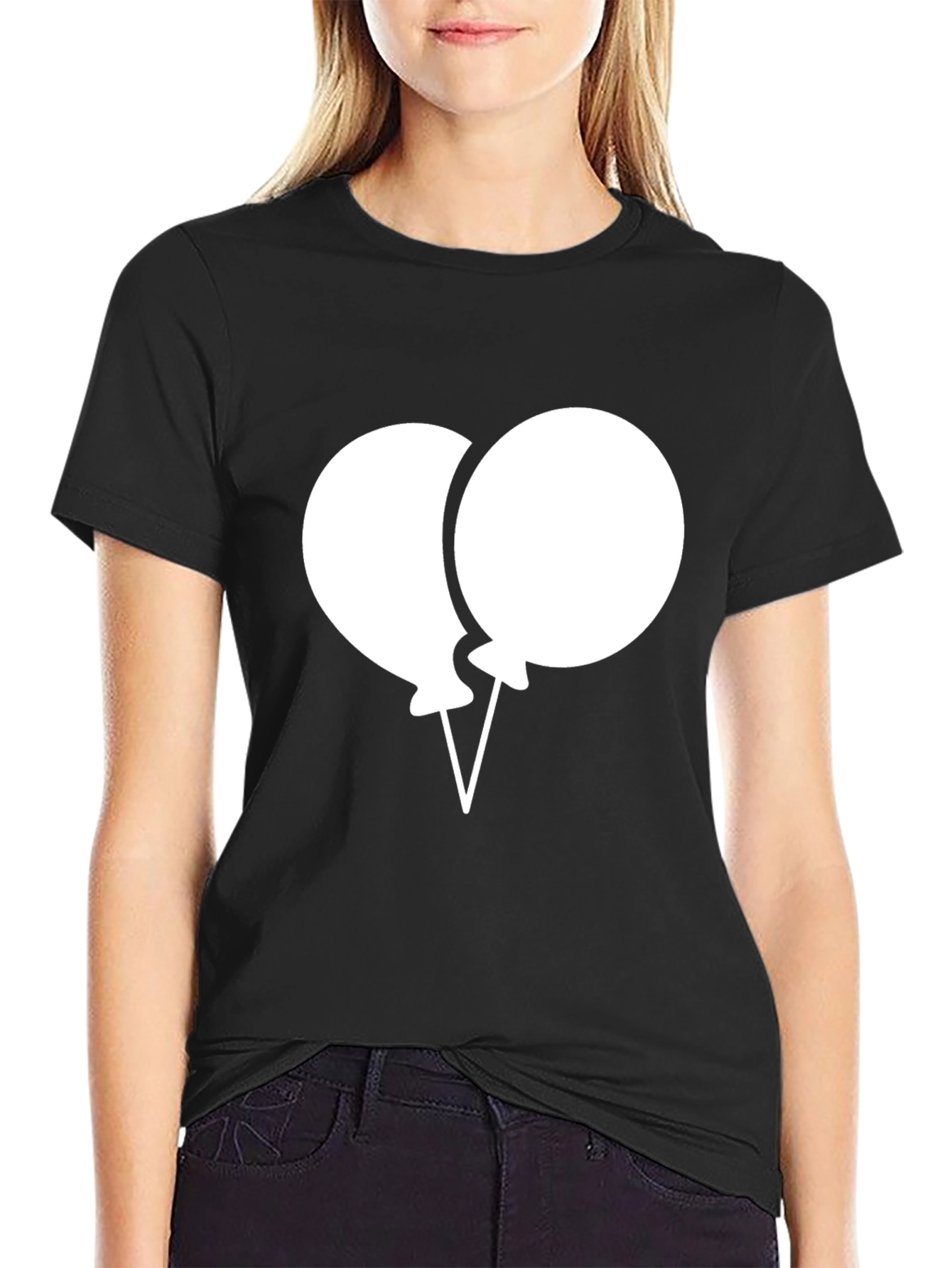 Balloon Graphic Tee - Mens Black T-Shirt