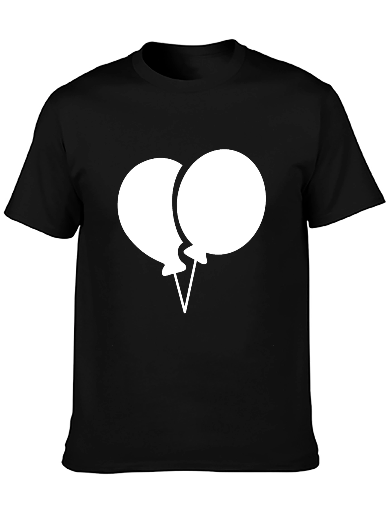 Balloon Graphic Tee - Mens Black T-Shirt