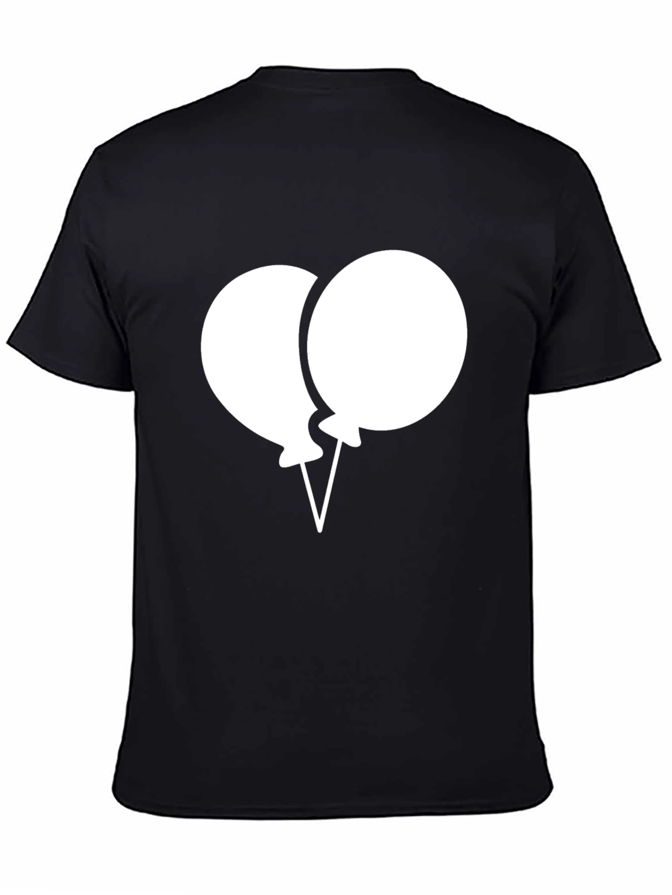 Balloon Graphic Tee - Mens Black T-Shirt