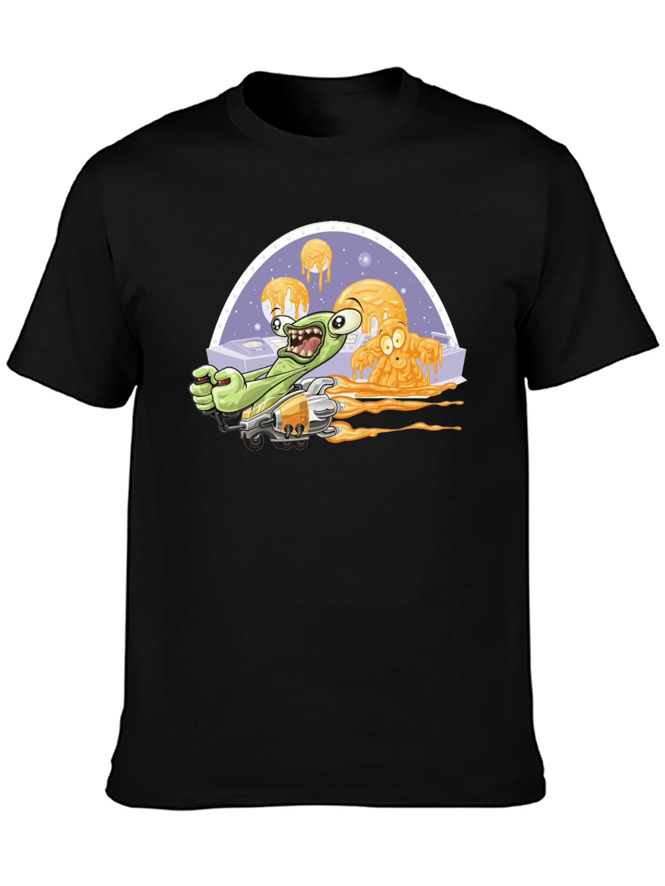 Space Cartoon Graphic Tee