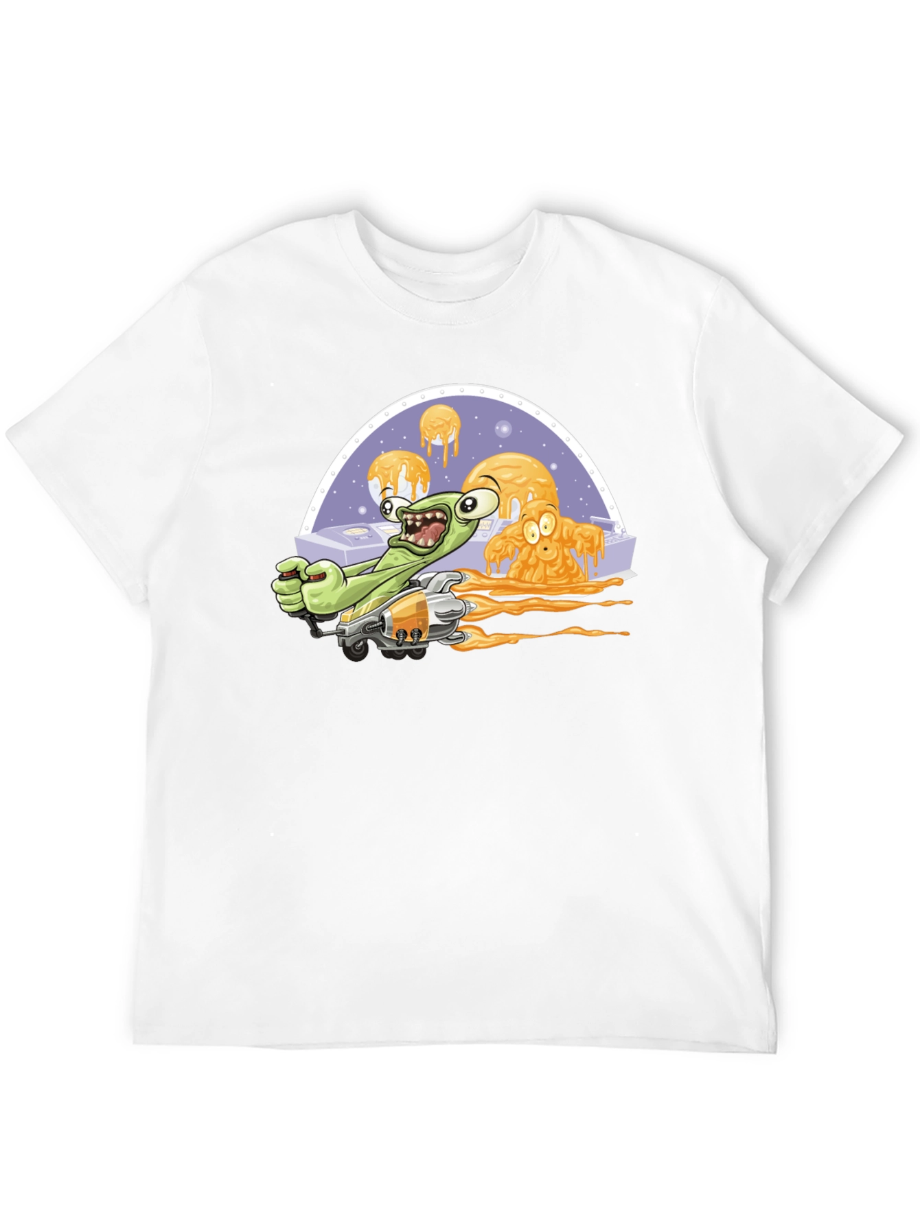 Space Cartoon Graphic Tee
