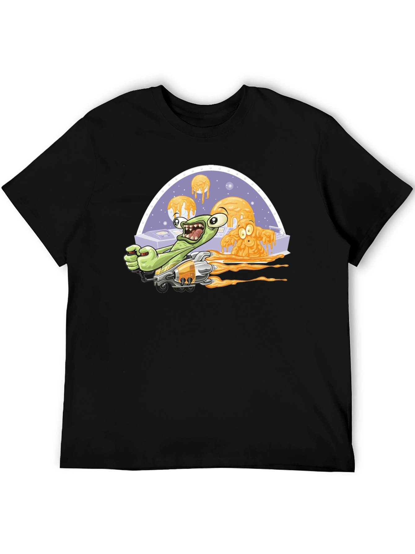 Space Cartoon Graphic Tee