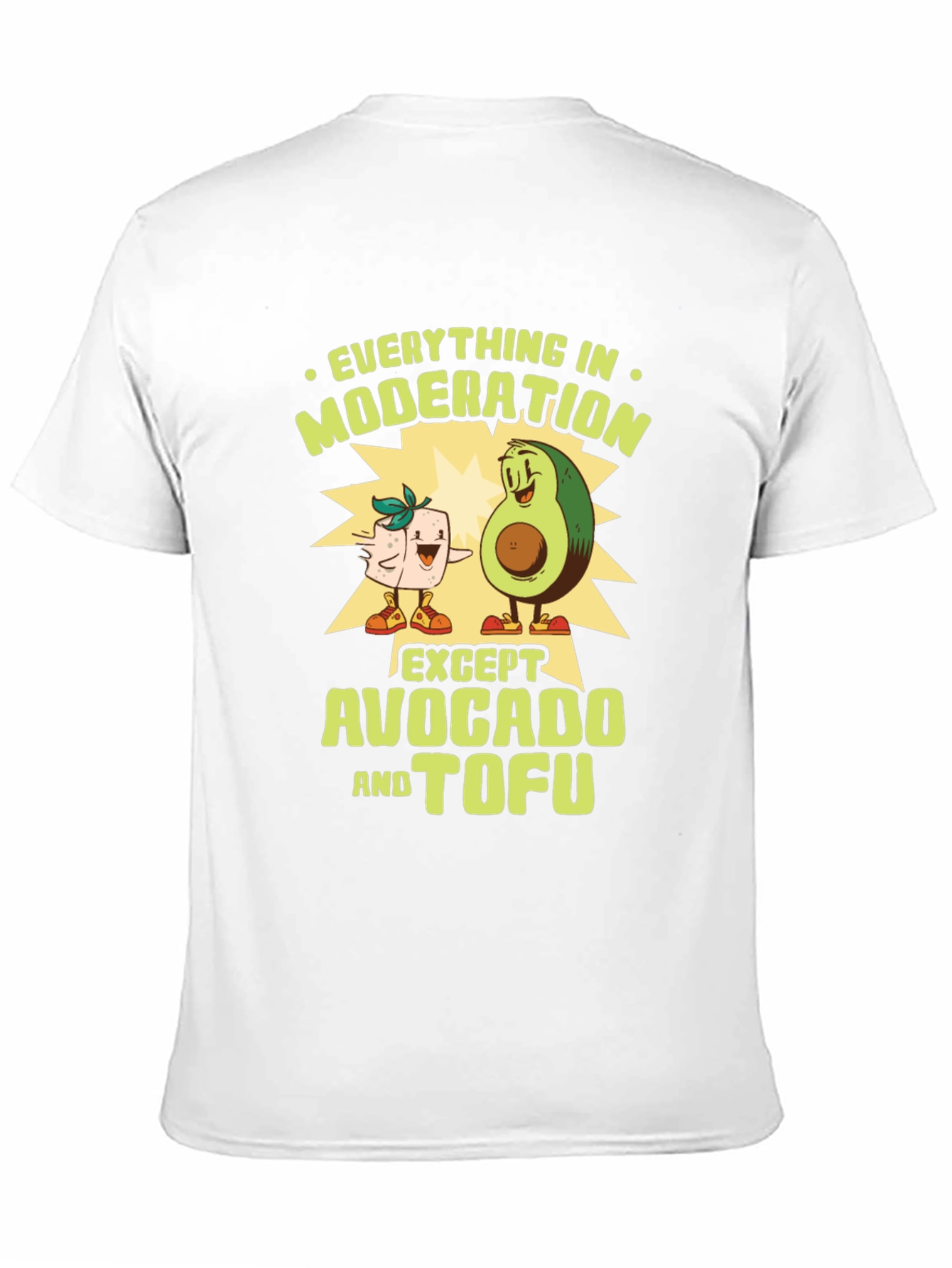 Avocado Tofu Funny Graphic Tee