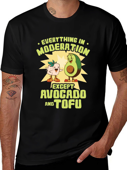 Avocado Tofu Funny Graphic Tee