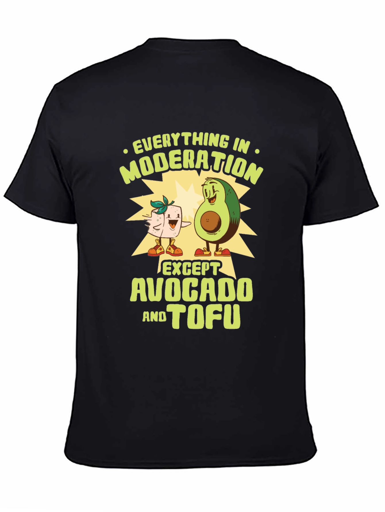 Avocado Tofu Funny Graphic Tee