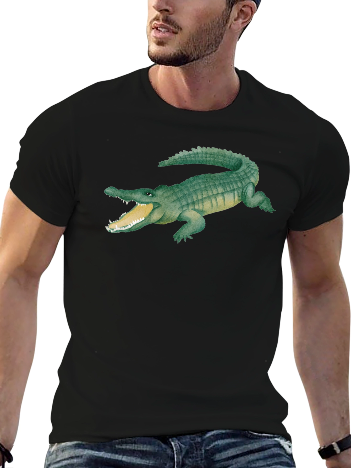 Alligator Graphic T-Shirt - Cool Reptile Design