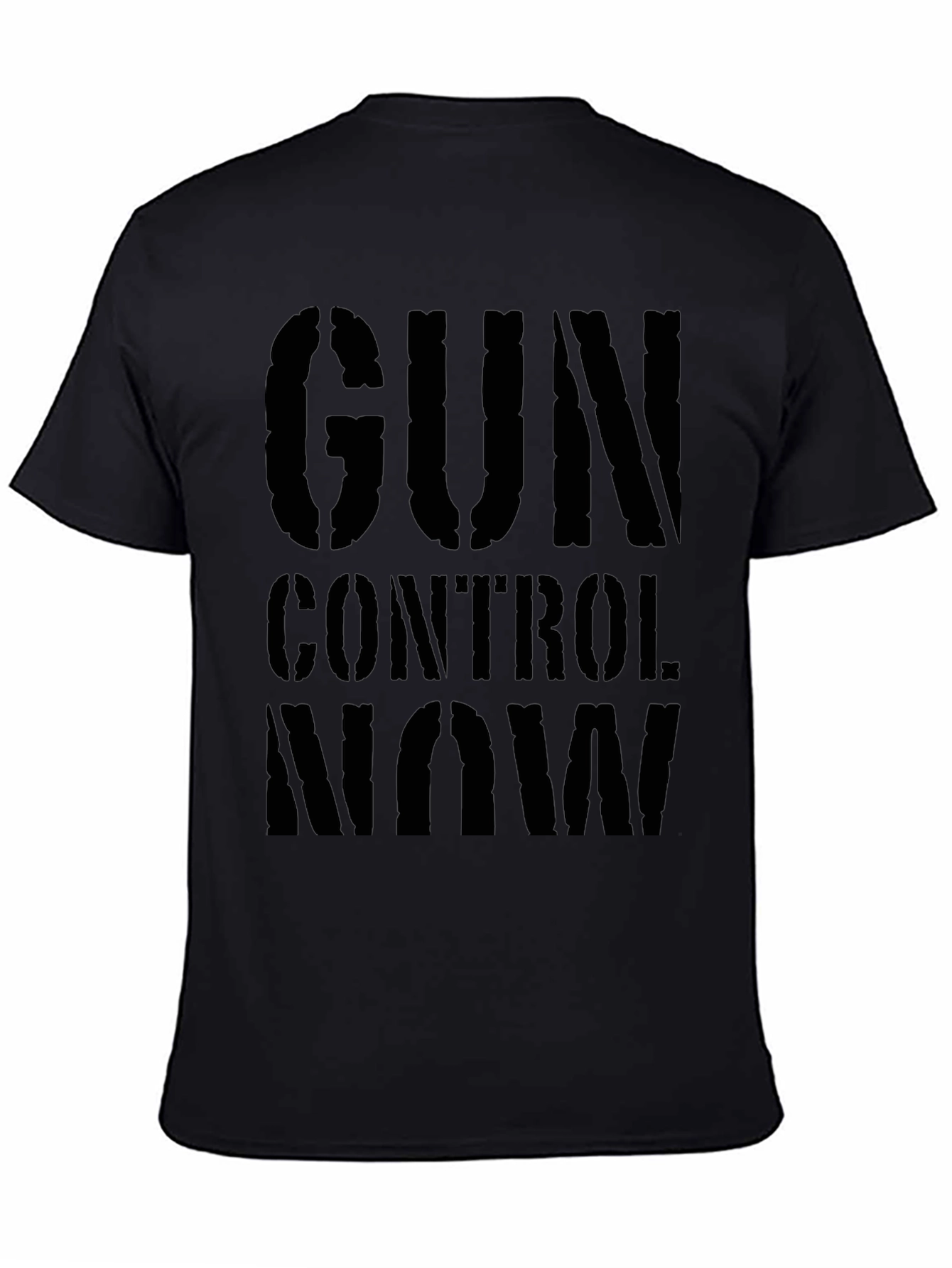 Gun Control Now Black Graphic T-Shirt