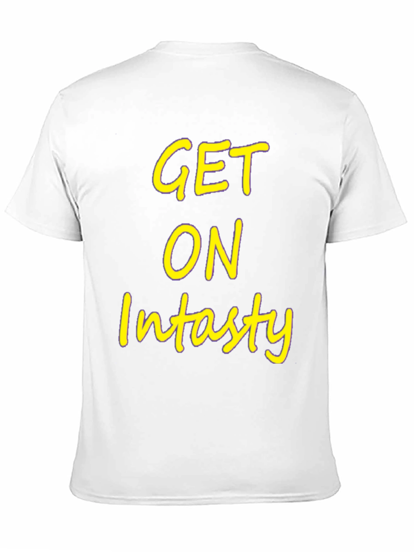Get On Intasty Black Graphic Tee