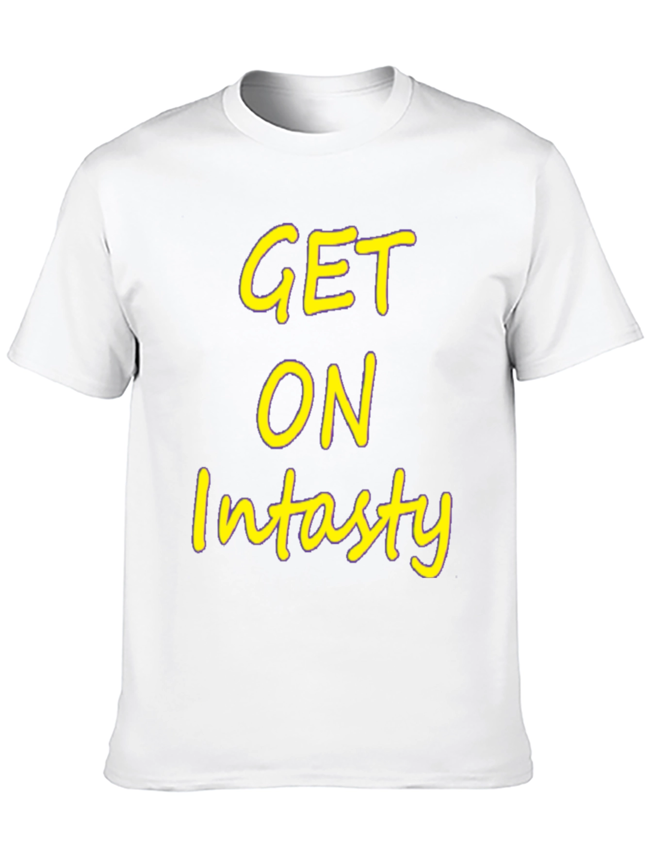 Get On Intasty Black Graphic Tee