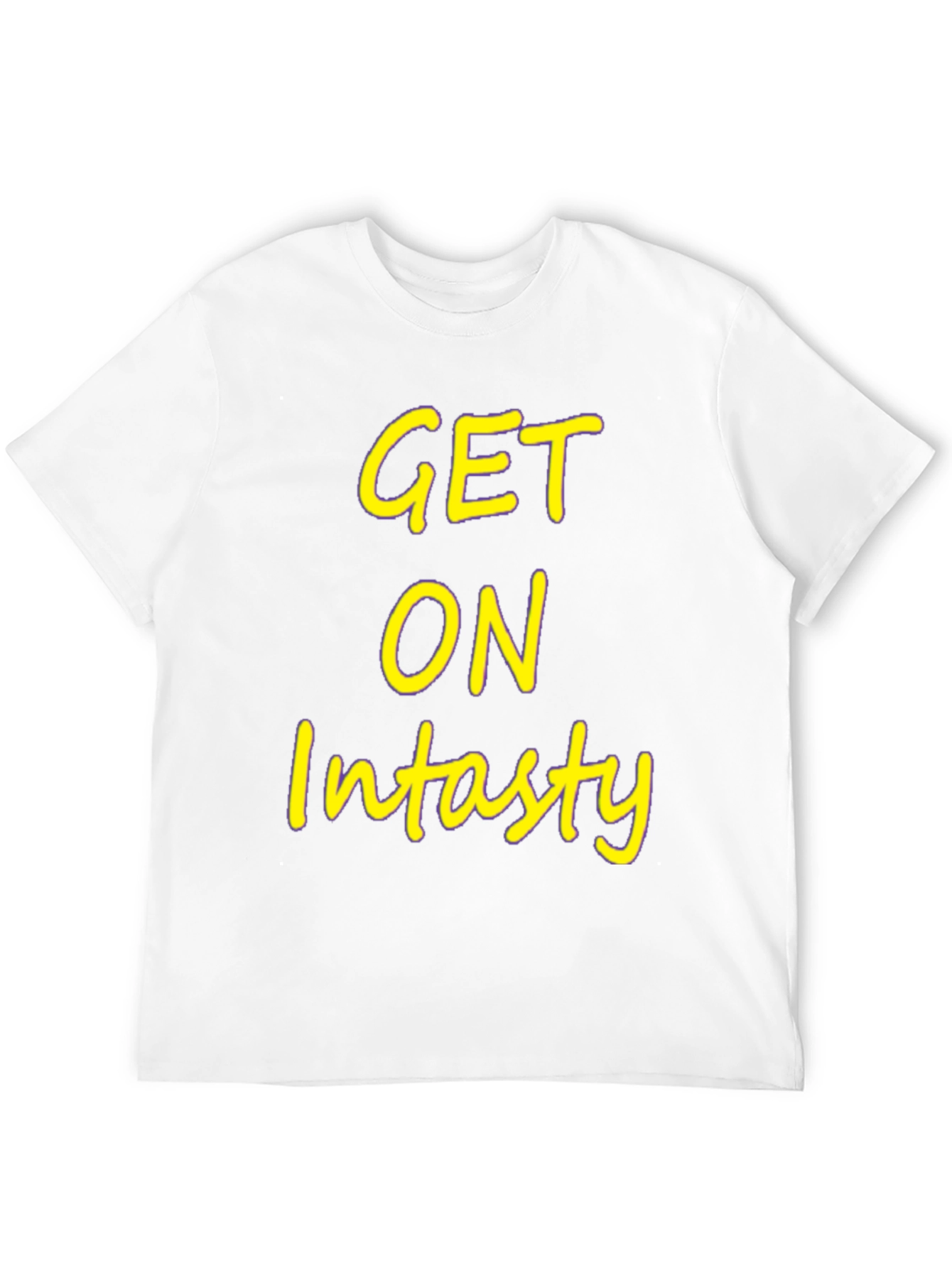 Get On Intasty Black Graphic Tee