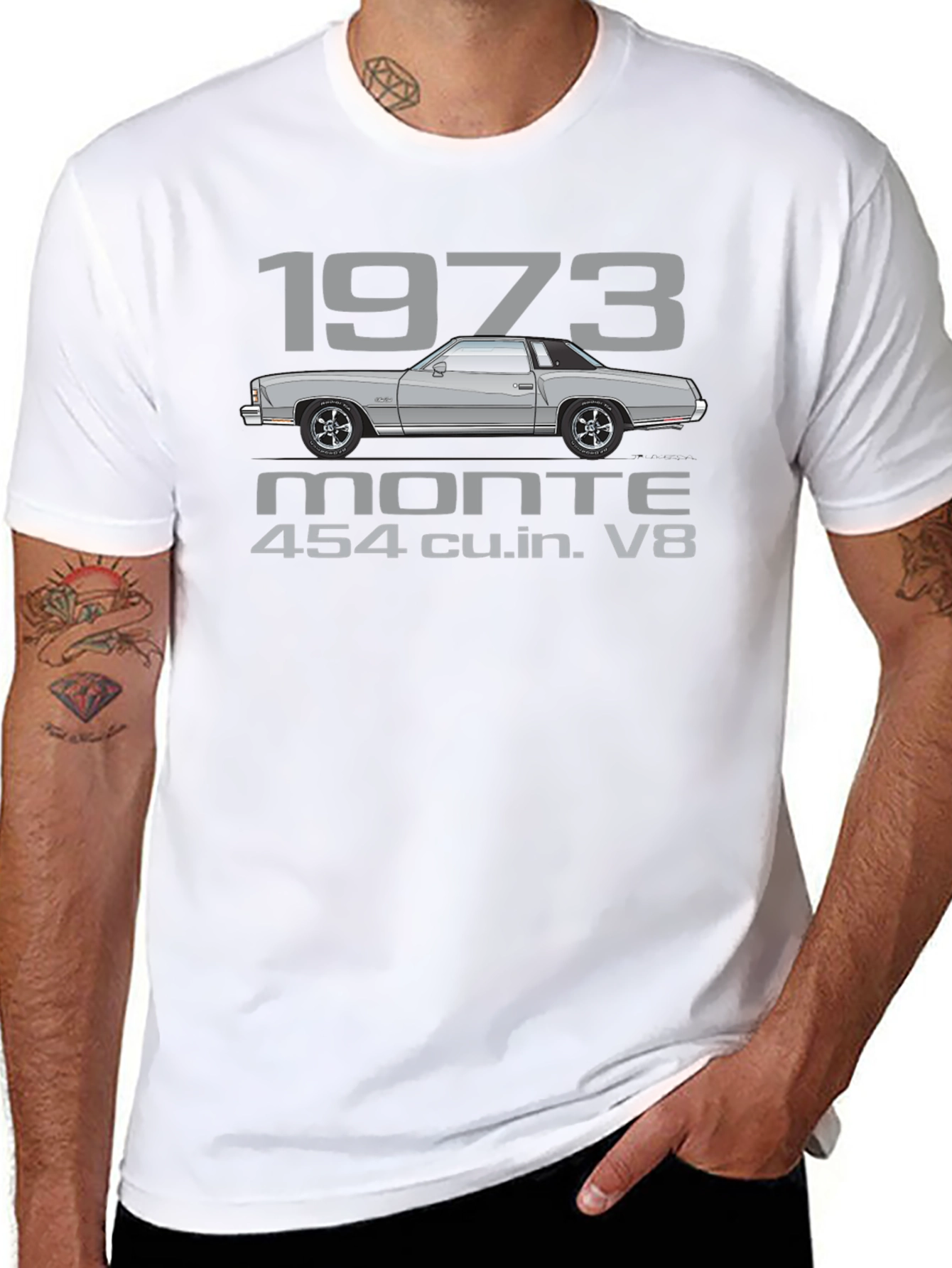 1973 Monte Carlo 454 V8 T-Shirt