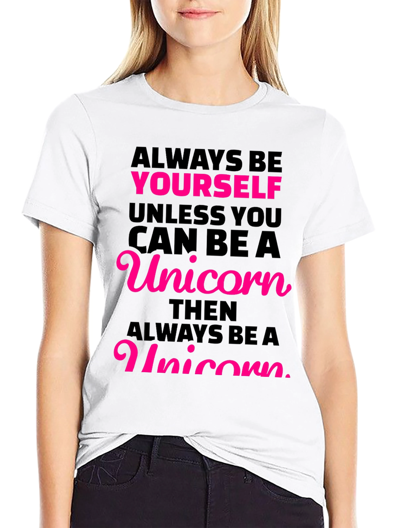 Always Be Yourself Unicorn Graphic Tee