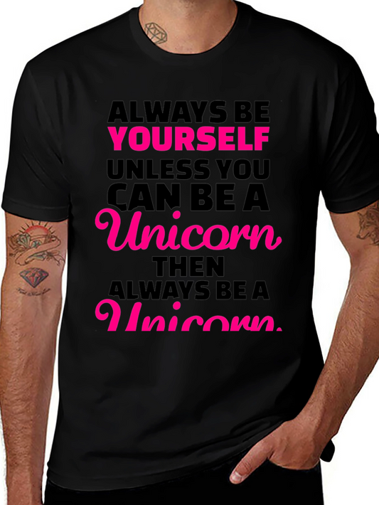 Always Be Yourself Unicorn Graphic Tee