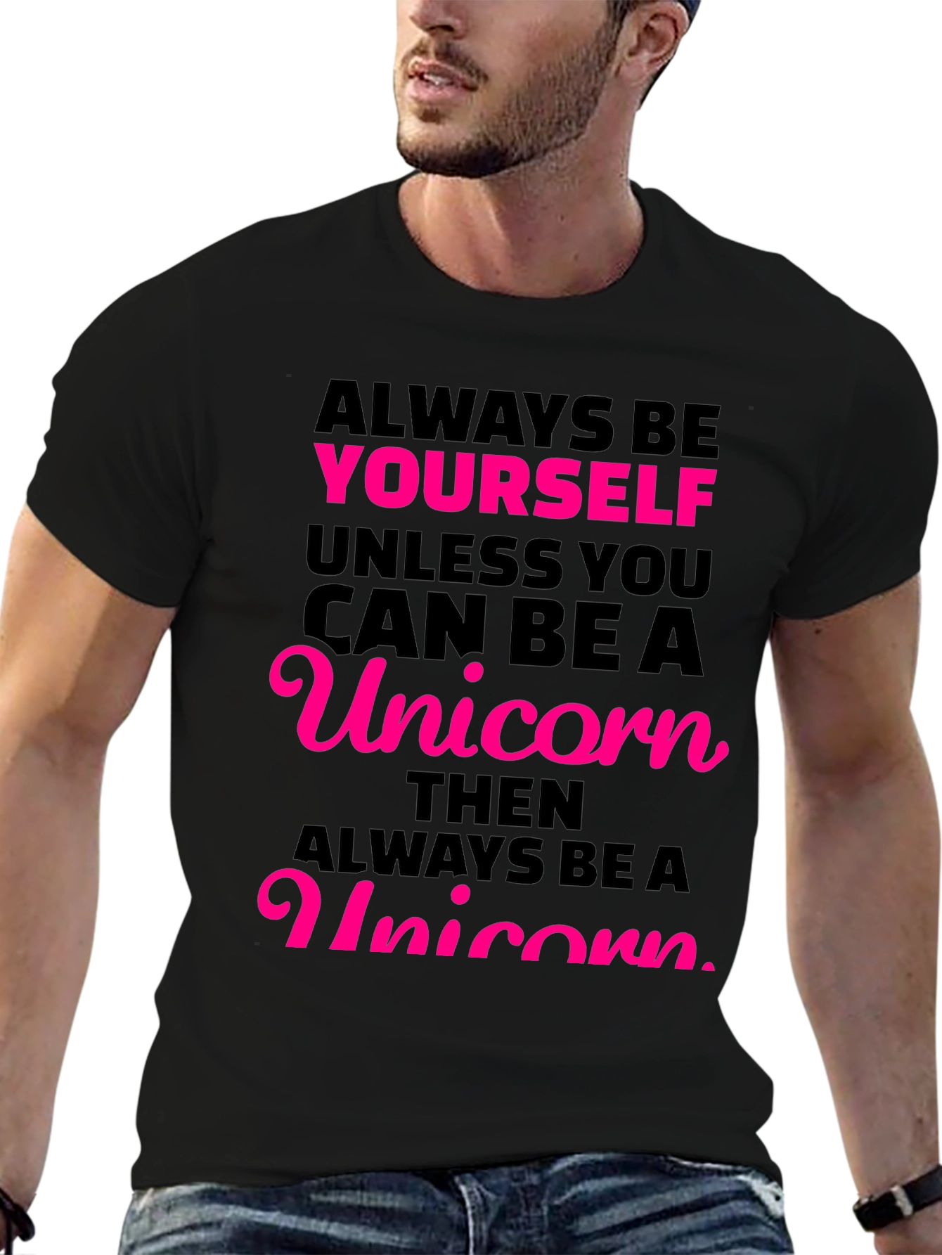 Always Be Yourself Unicorn Graphic Tee