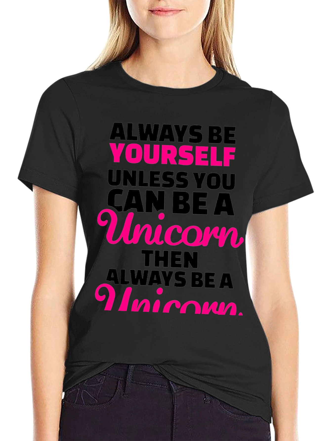 Always Be Yourself Unicorn Graphic Tee