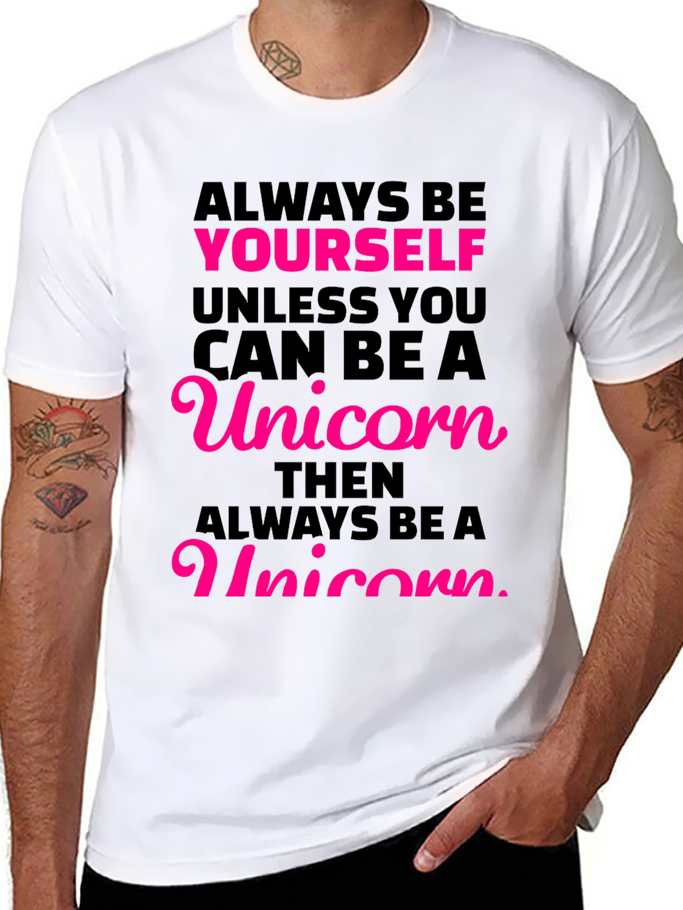 Always Be Yourself Unicorn Graphic Tee