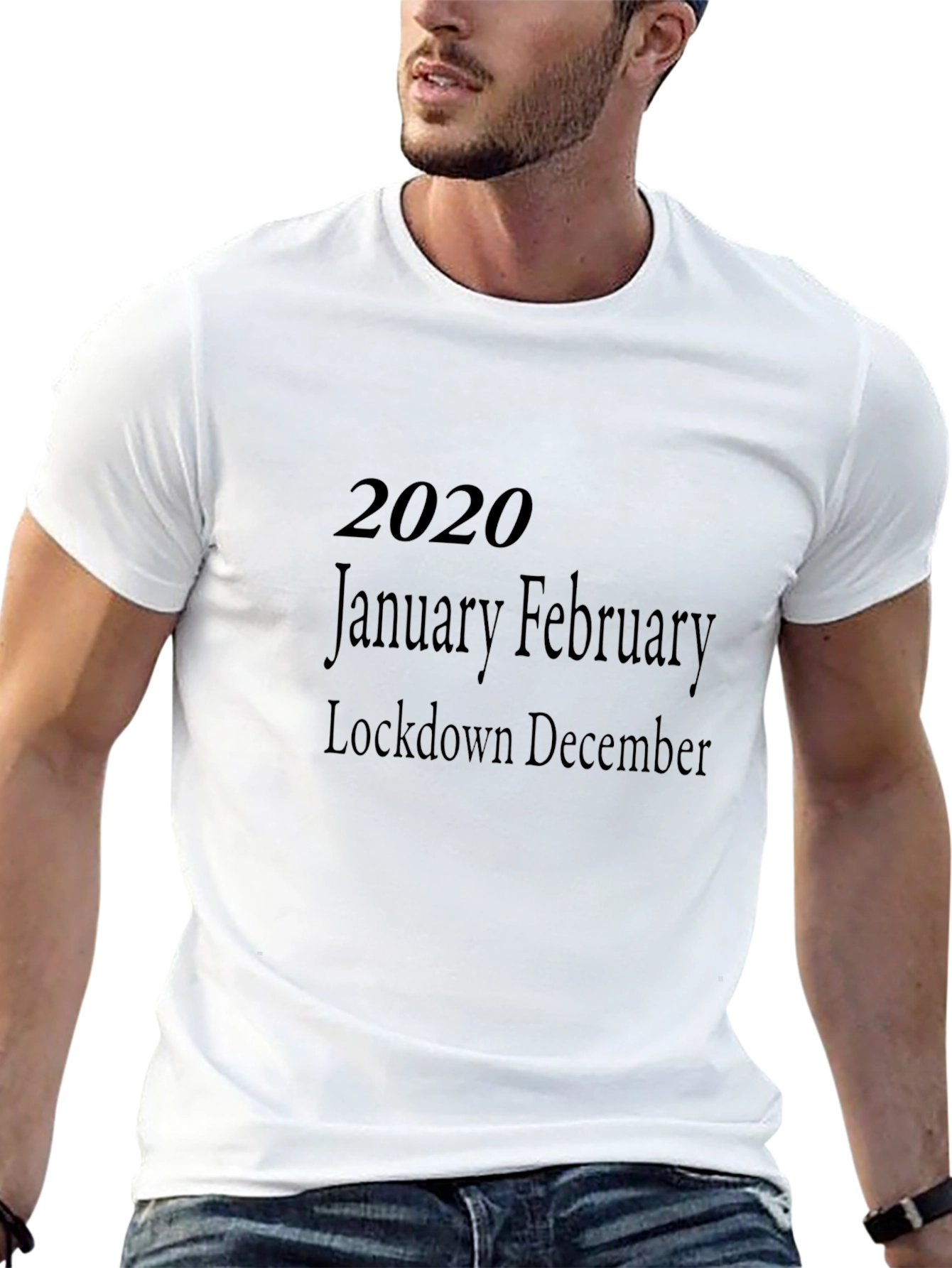 2020 Lockdown Memory Black T-Shirt