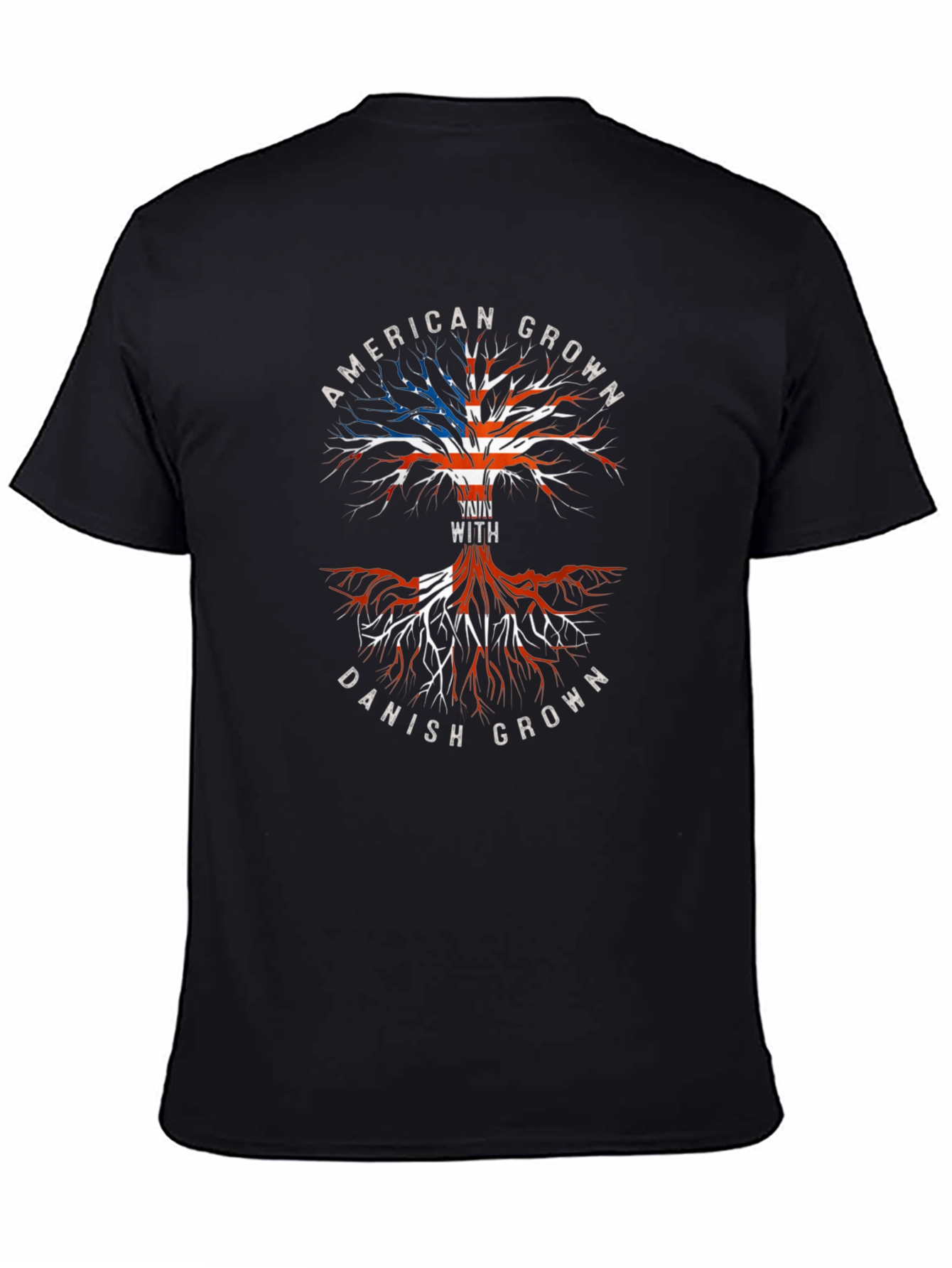 American Danish Roots Graphic T-Shirt