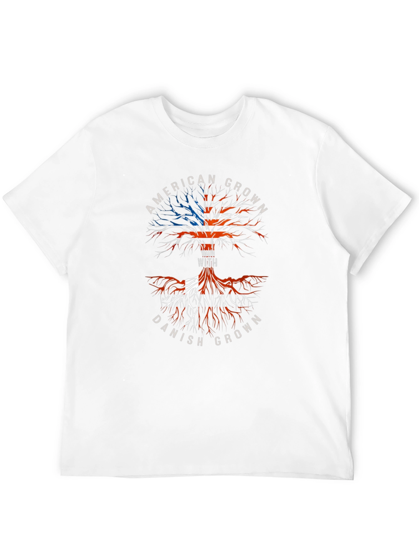 American Danish Roots Graphic T-Shirt