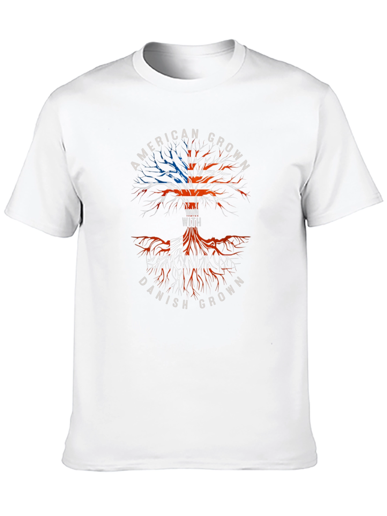 American Danish Roots Graphic T-Shirt