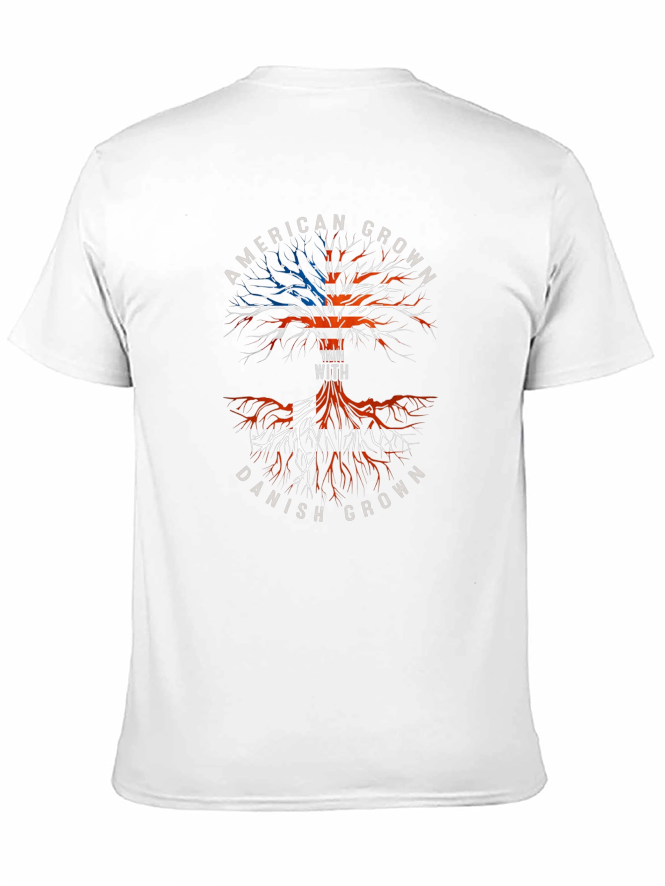American Danish Roots Graphic T-Shirt