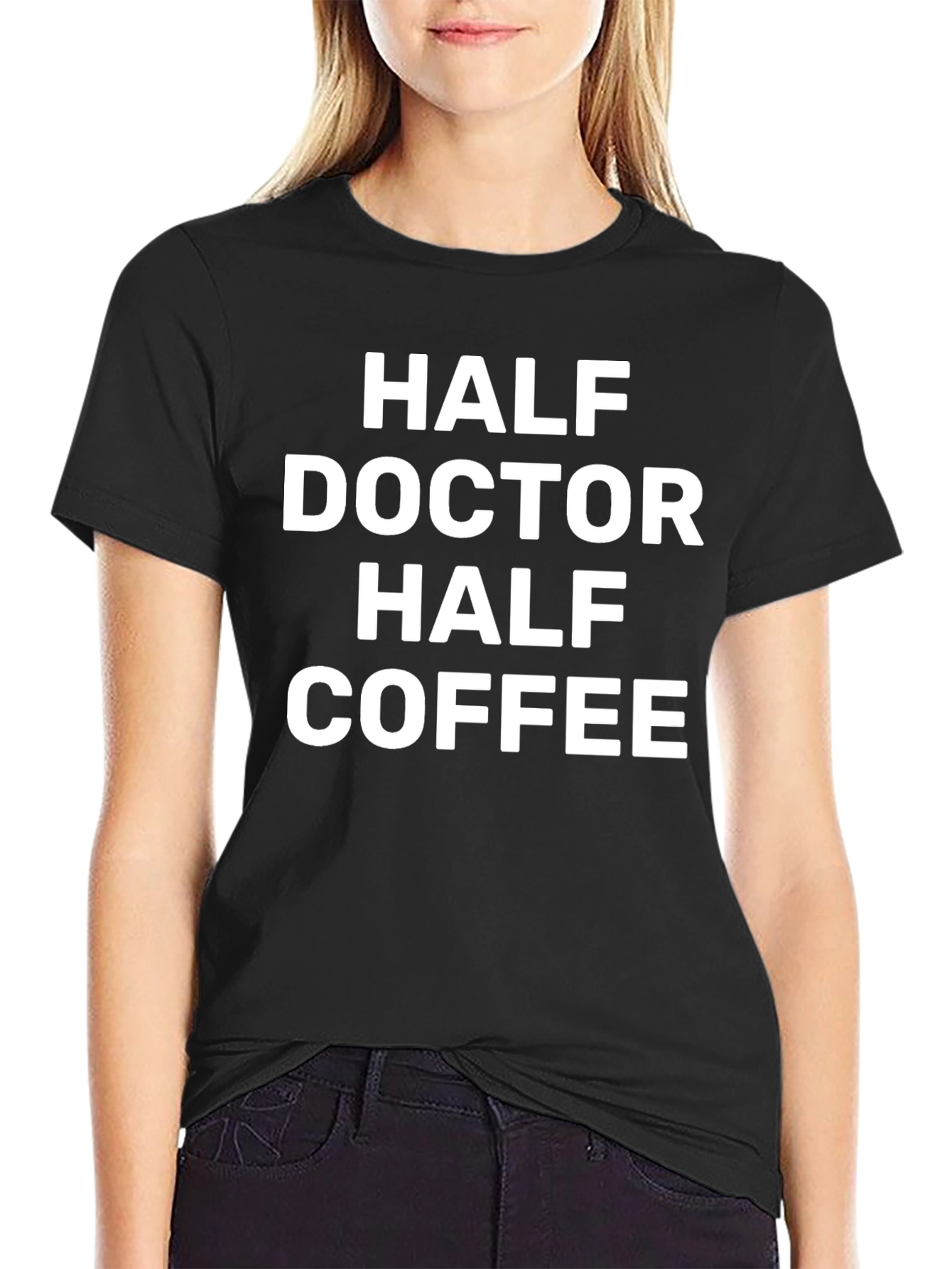 Half Doctor Half Coffee Graphic Tee