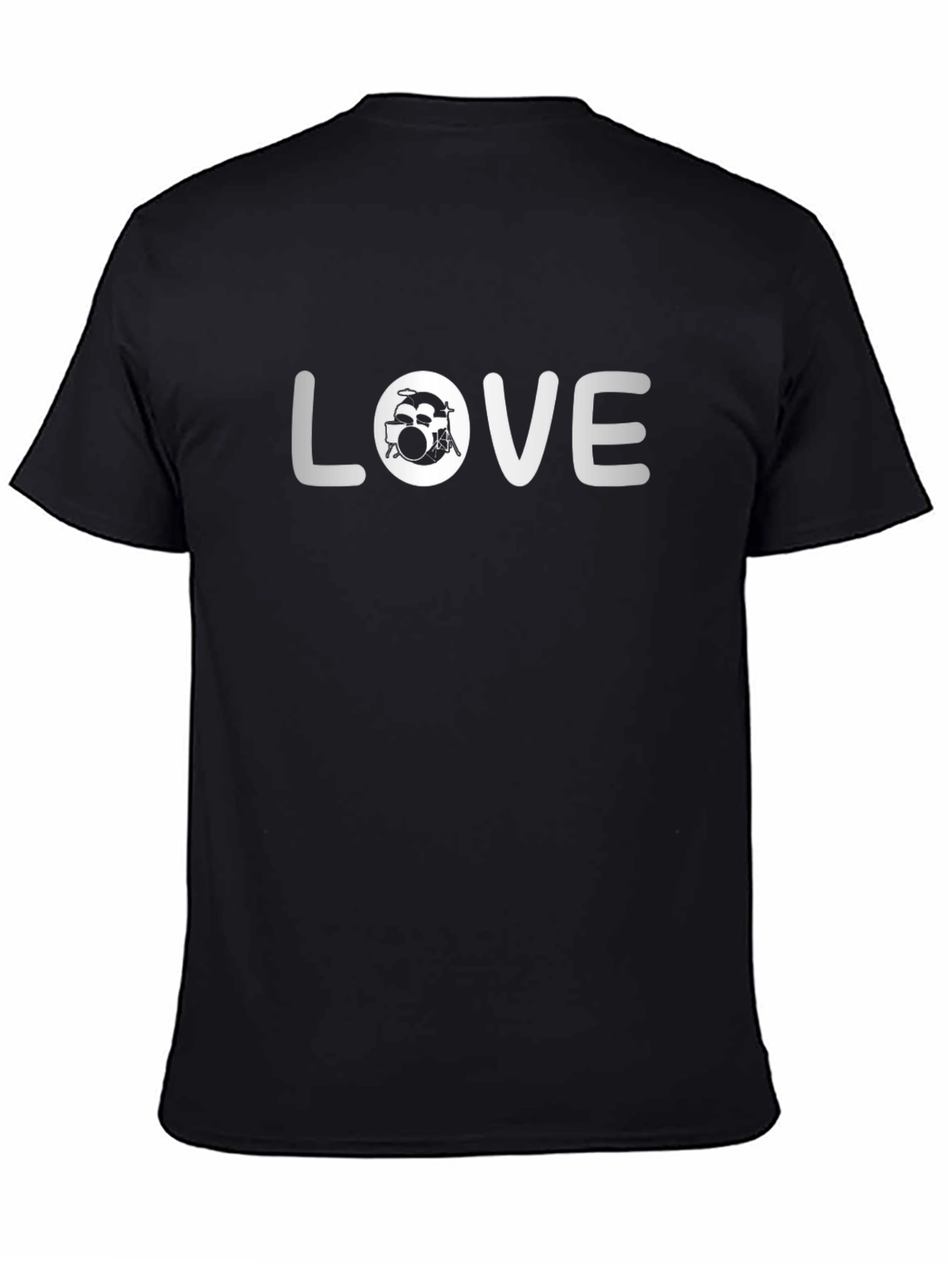 Love Drums Black T-Shirt