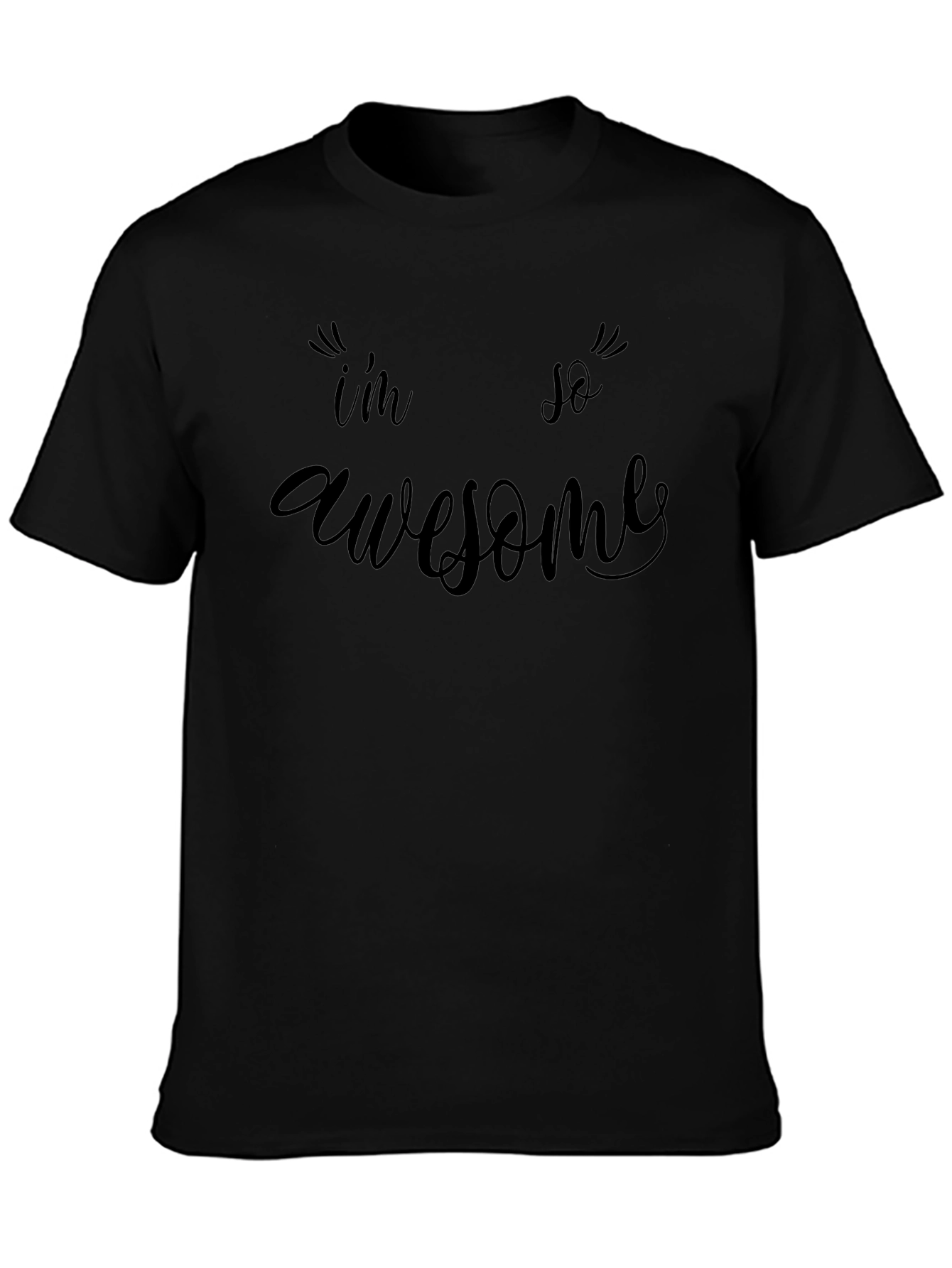 Awesome Graphic Black T-Shirt