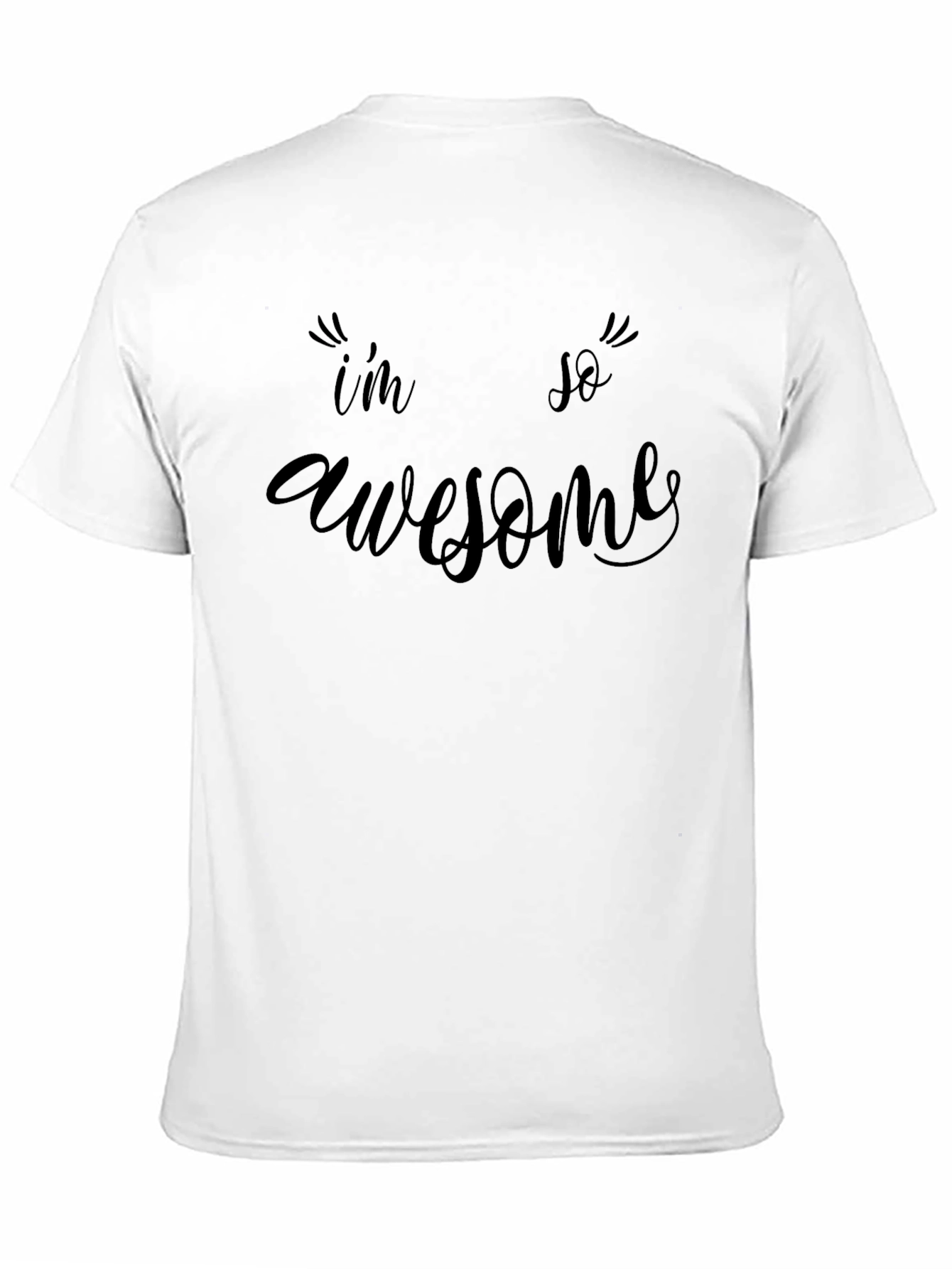 Awesome Graphic Black T-Shirt