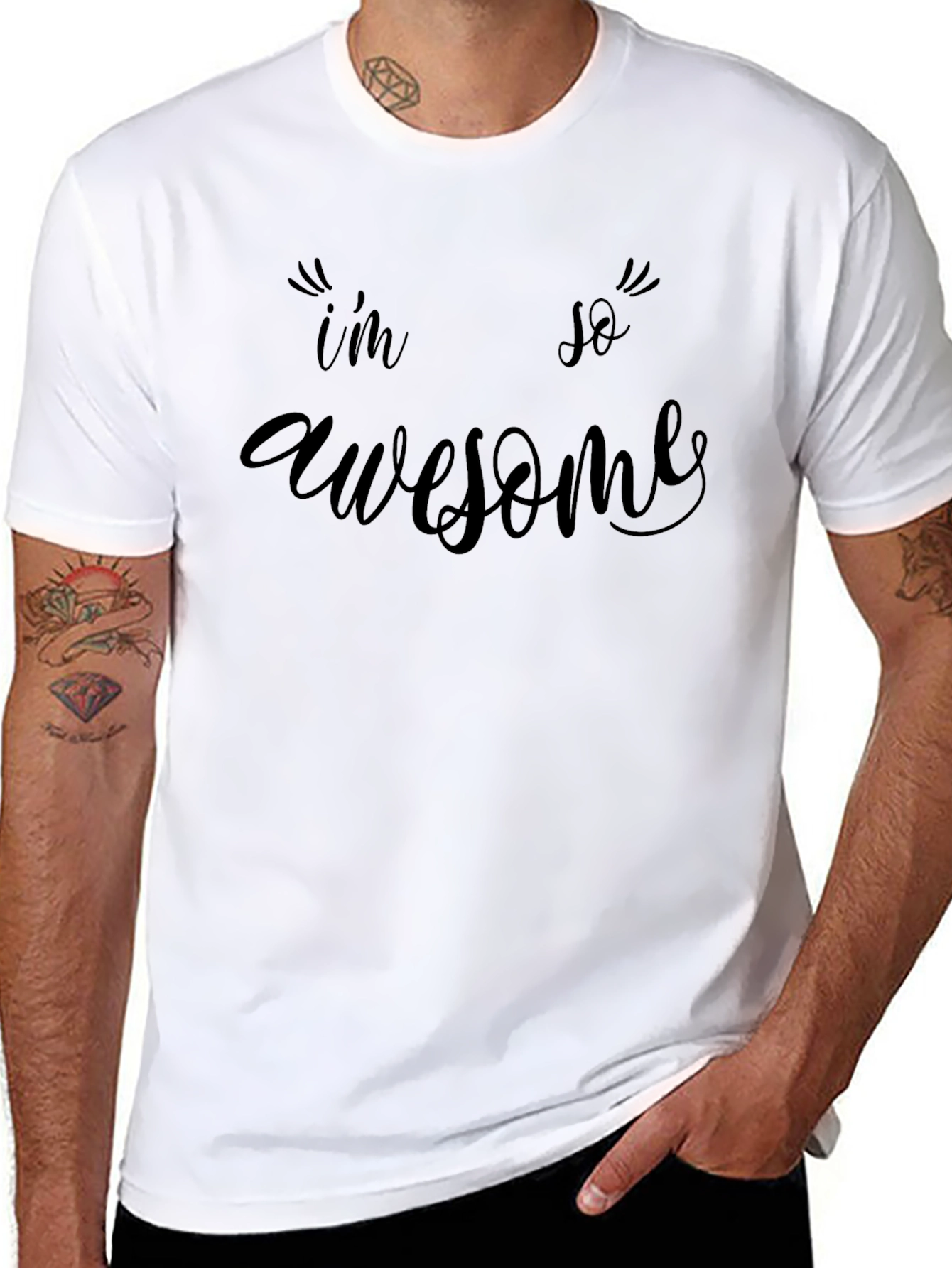 Awesome Graphic Black T-Shirt