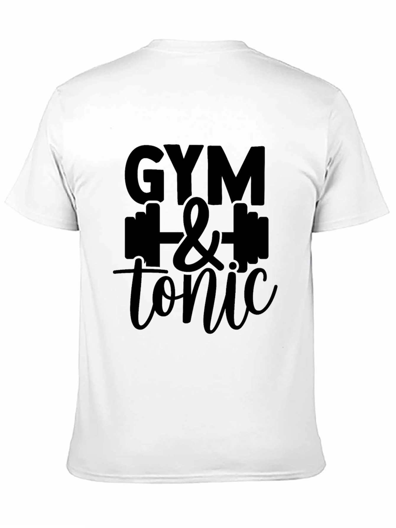 Gym & Tonic Black Graphic T-Shirt