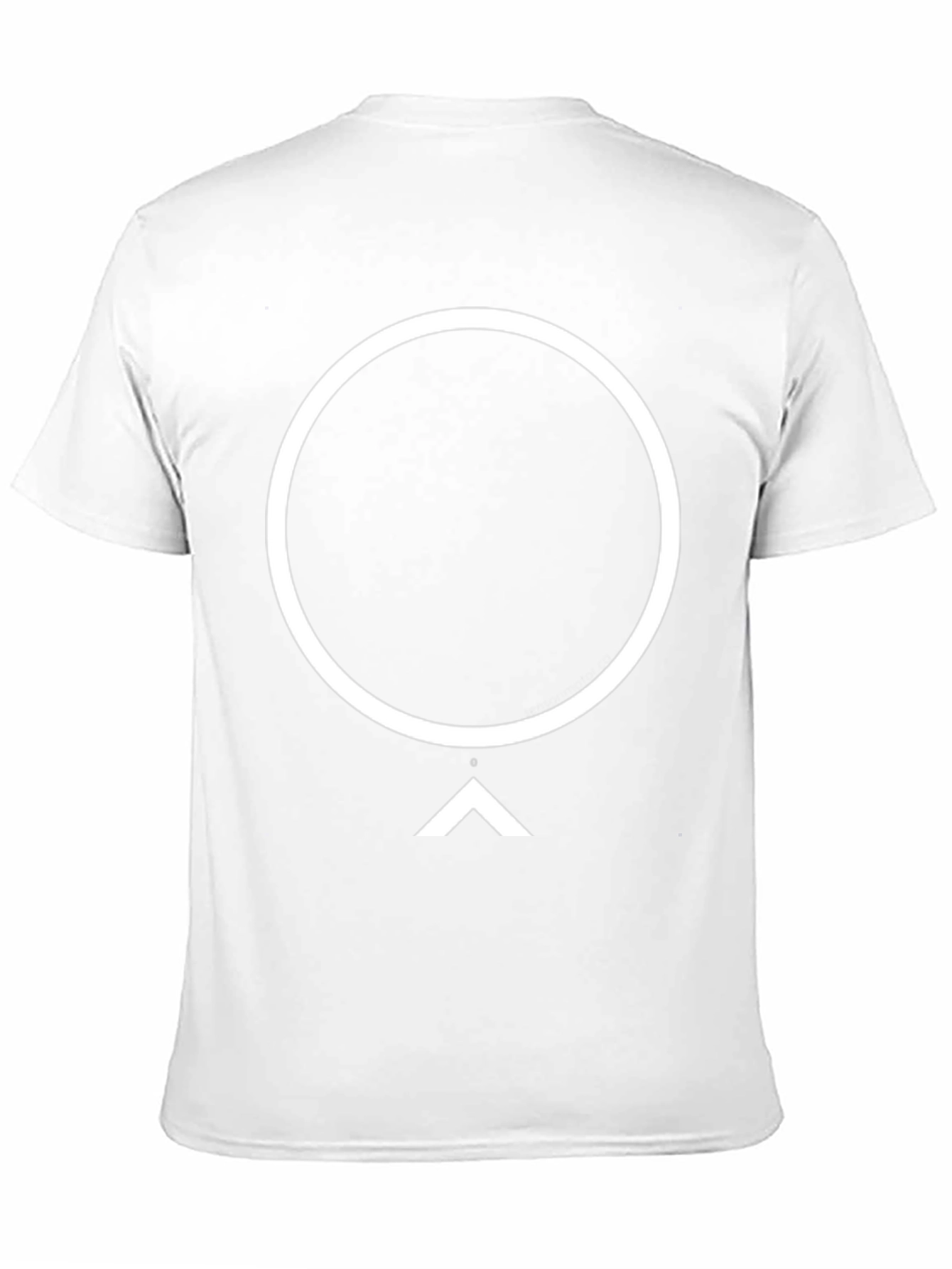 Abstract Circle & Arrow Graphic Tee - Modern Design