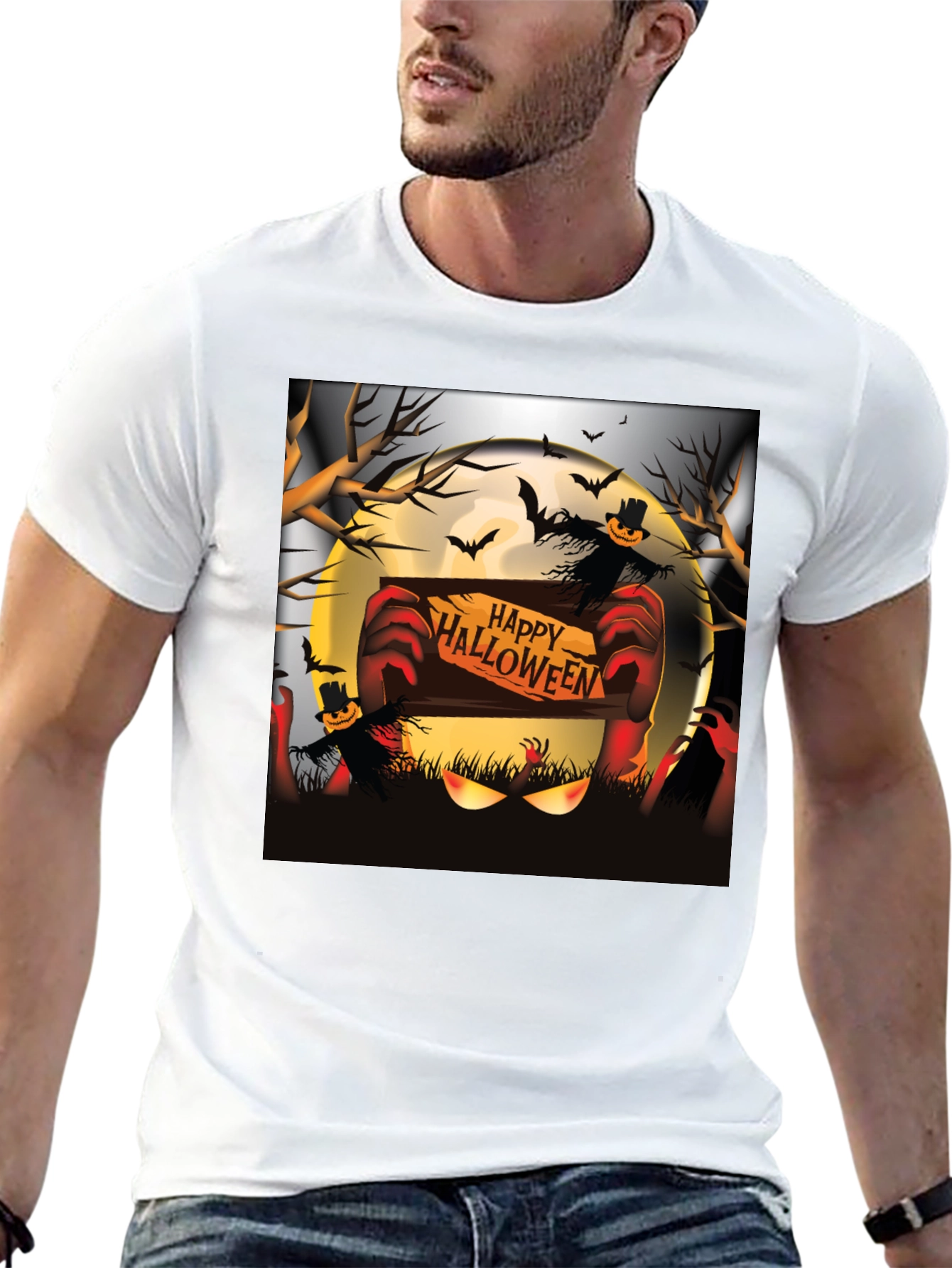 Happy Halloween T-Shirt - Spooky Season Tee