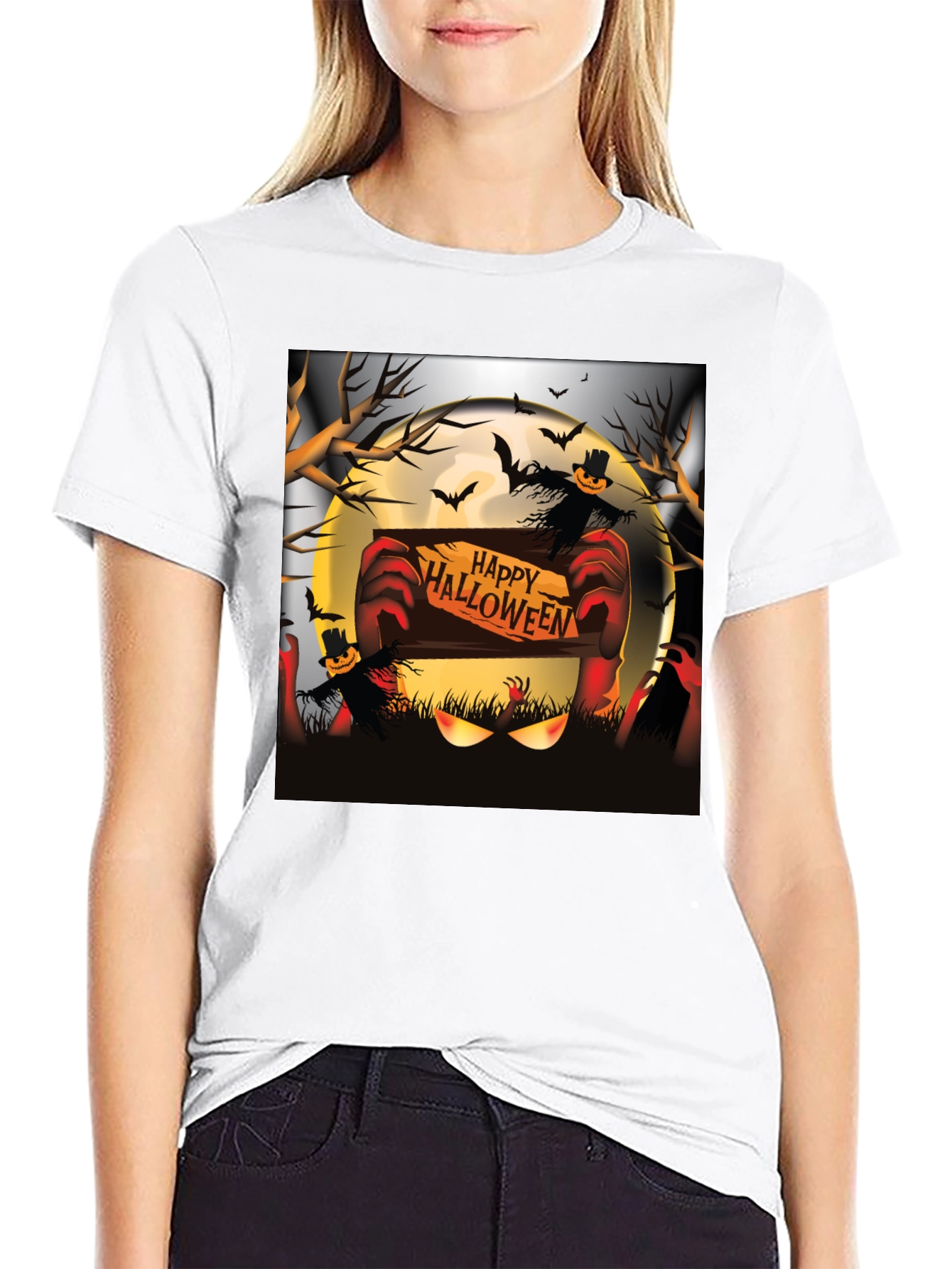 Happy Halloween T-Shirt - Spooky Season Tee