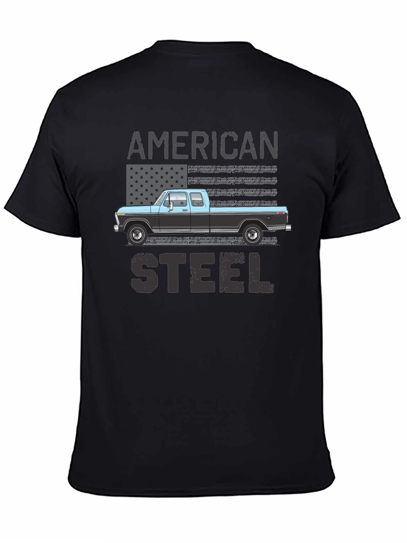 American Steel Truck Graphic T-Shirt