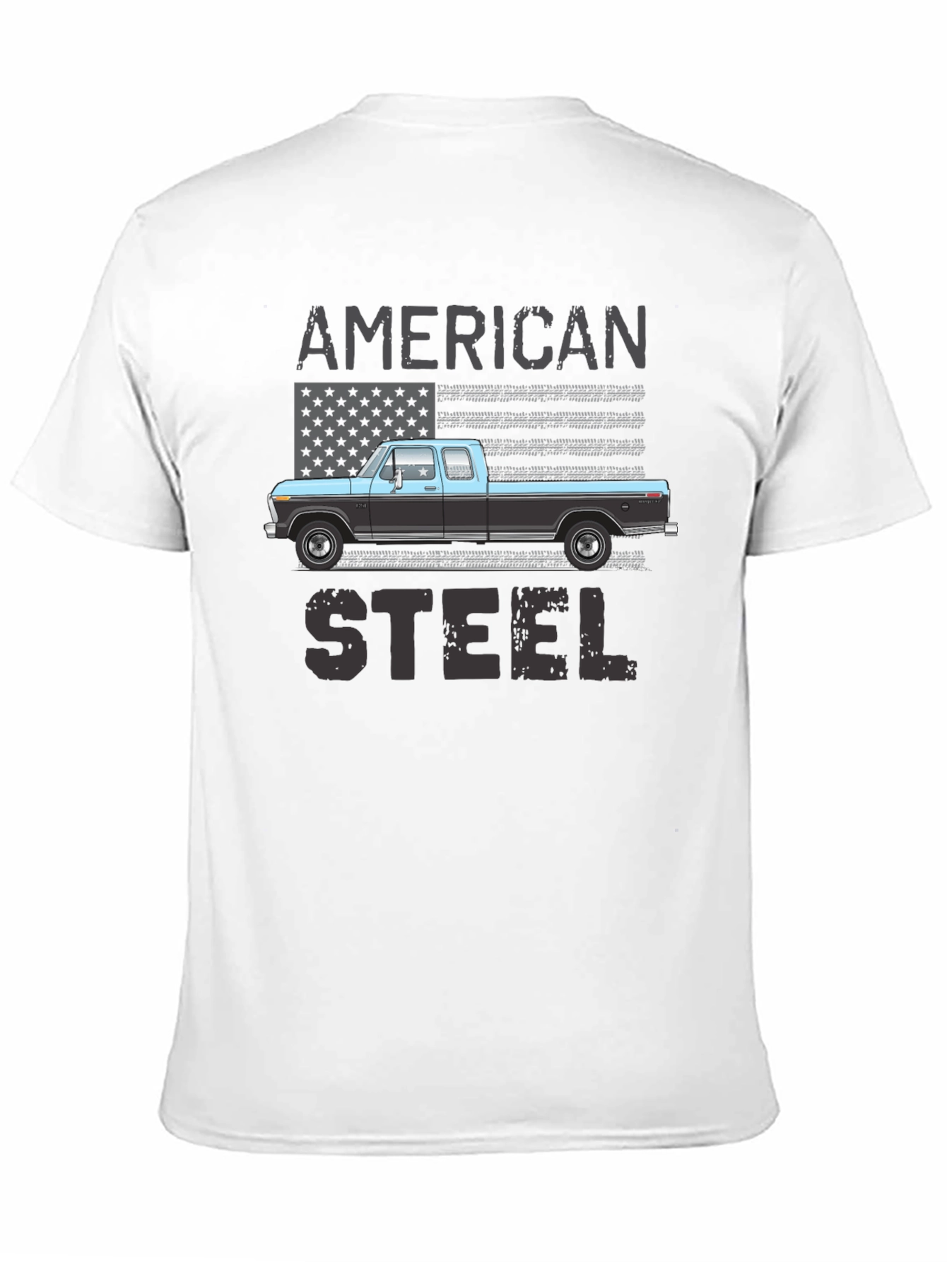 American Steel Truck Graphic T-Shirt
