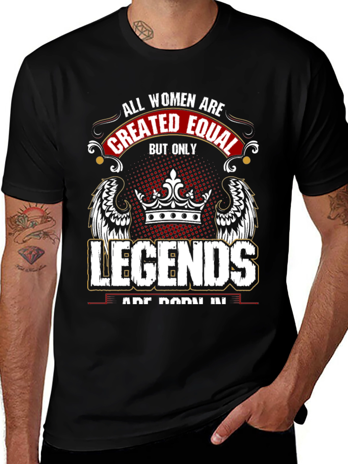 All Women Are Created Equal Legends T-Shirt
