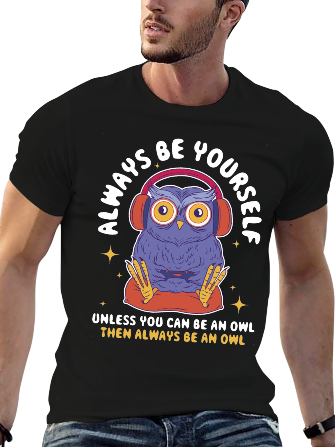 Always Be Yourself Owl Graphic Tee