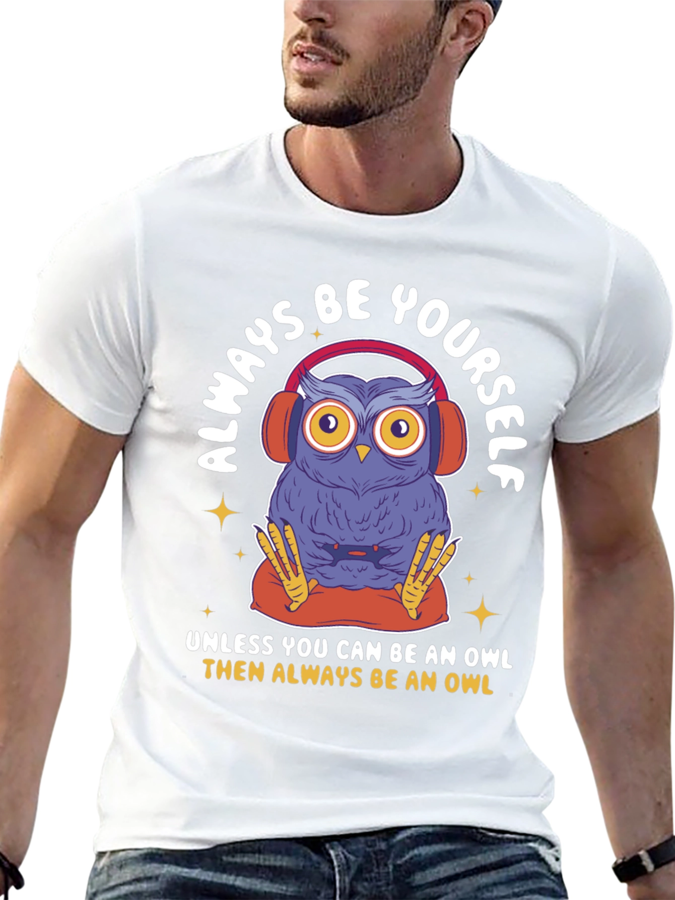 Always Be Yourself Owl Graphic Tee