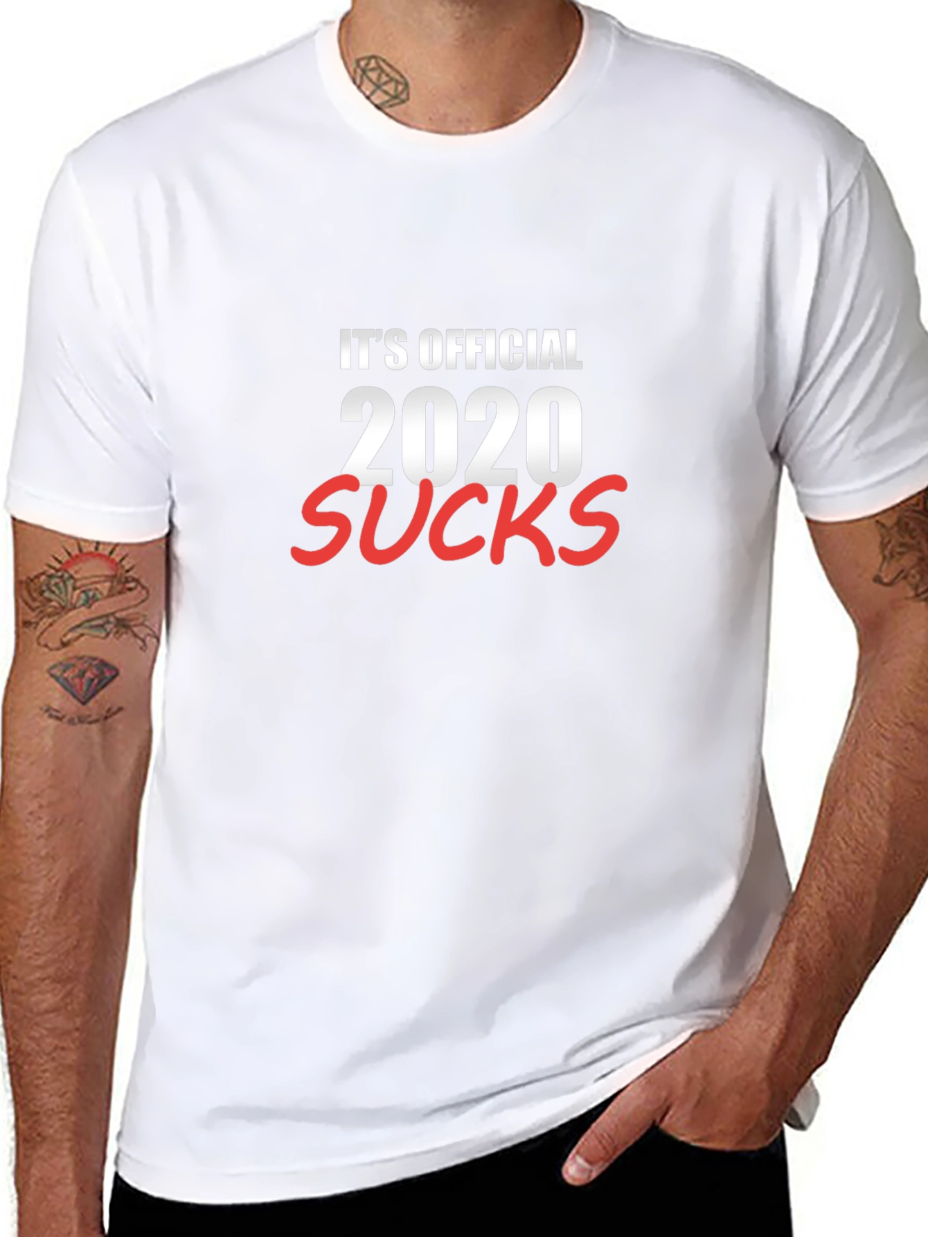2020 Sucks Graphic Tee - Mens Black T-Shirt