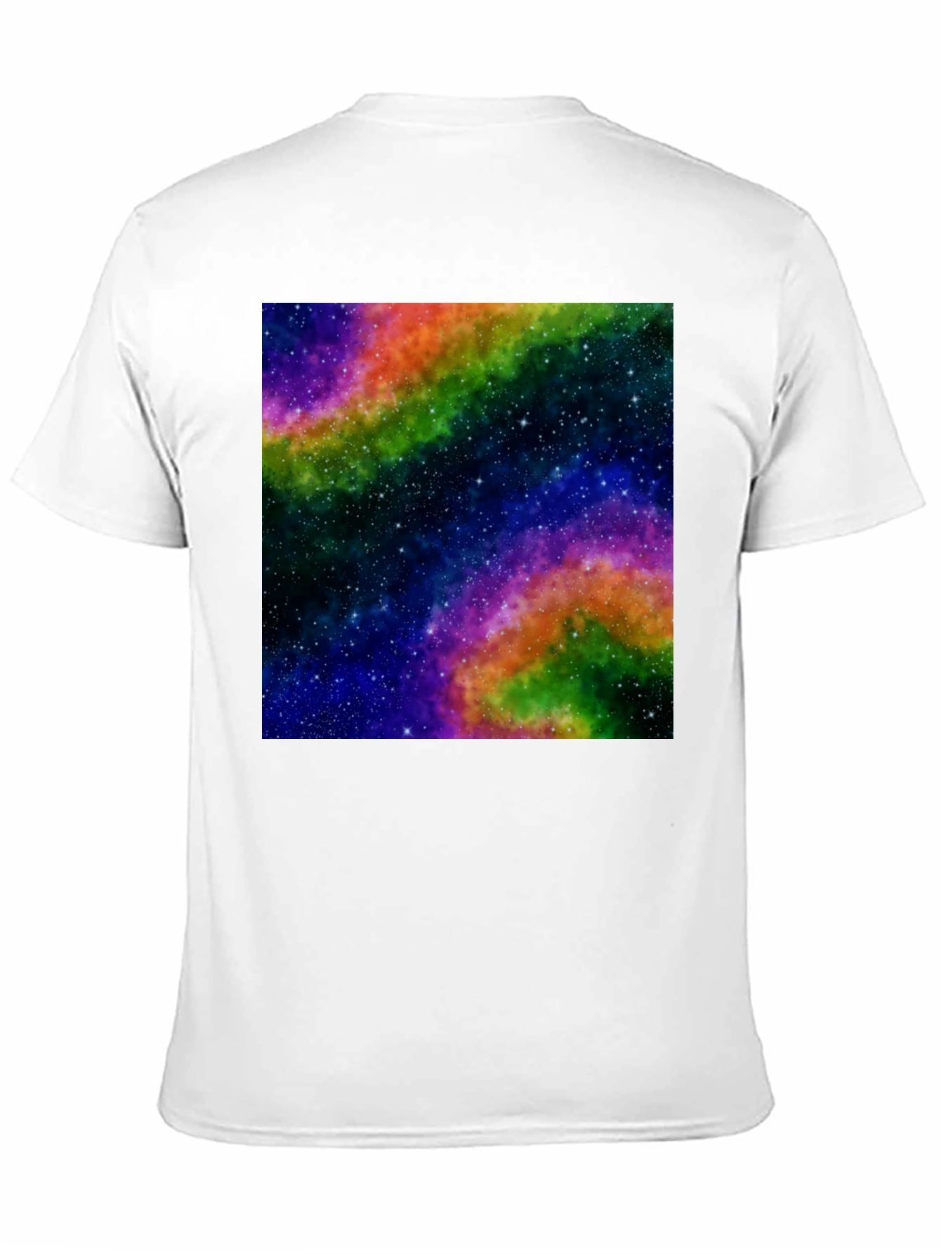 Galaxy Print Black T-Shirt