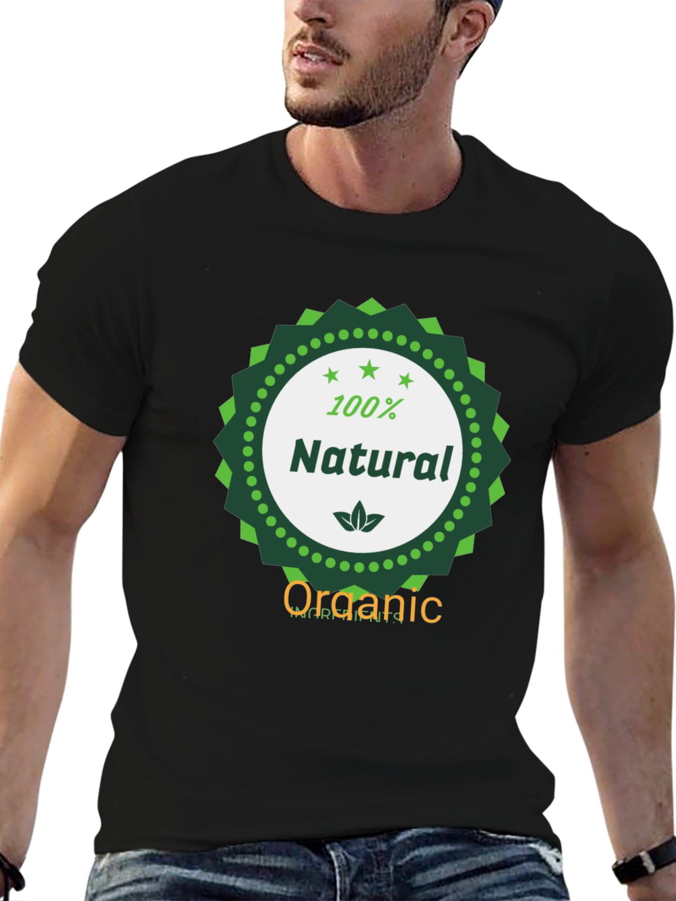 100% Natural Organic Graphic Tee