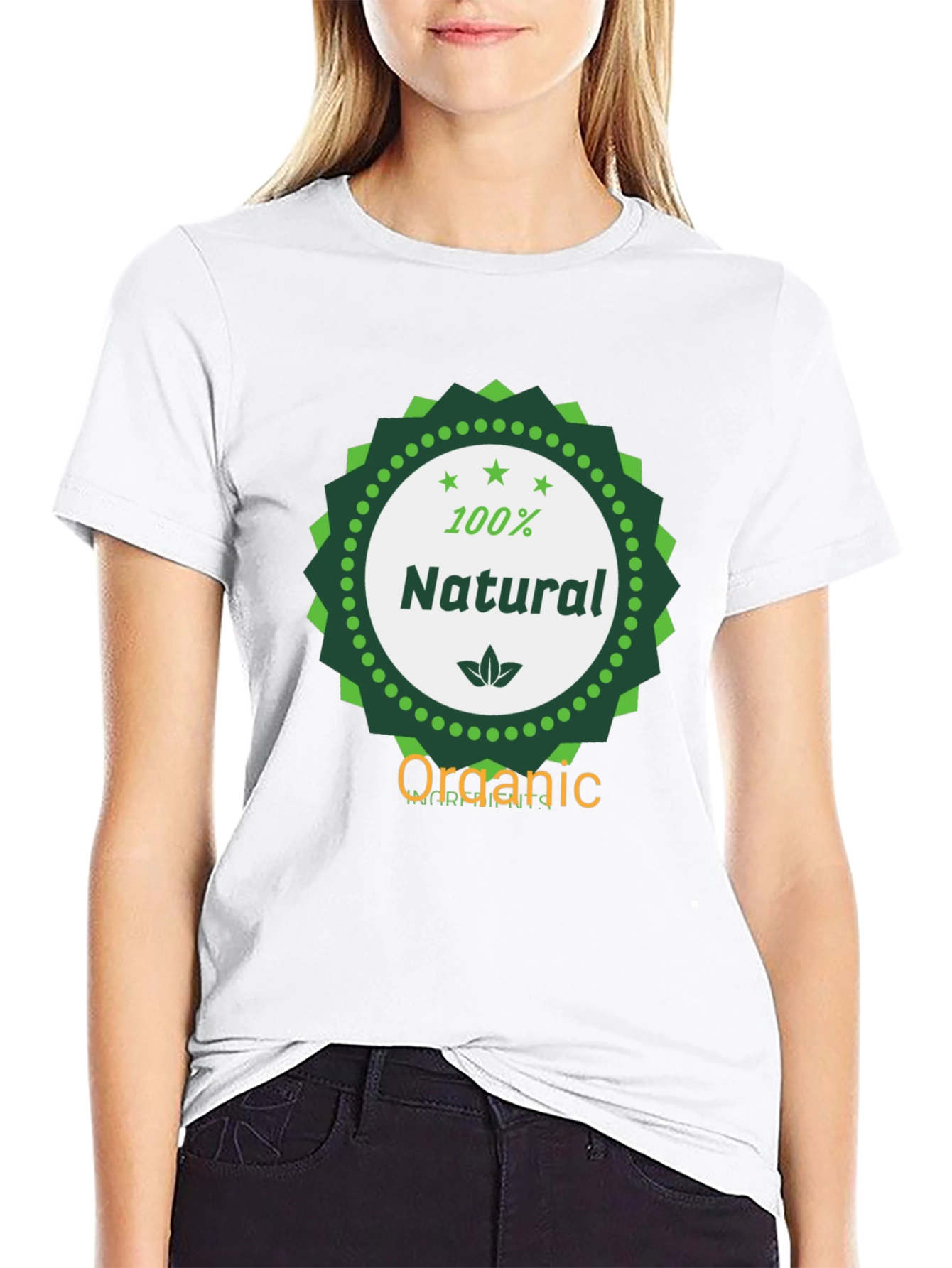 100% Natural Organic Graphic Tee