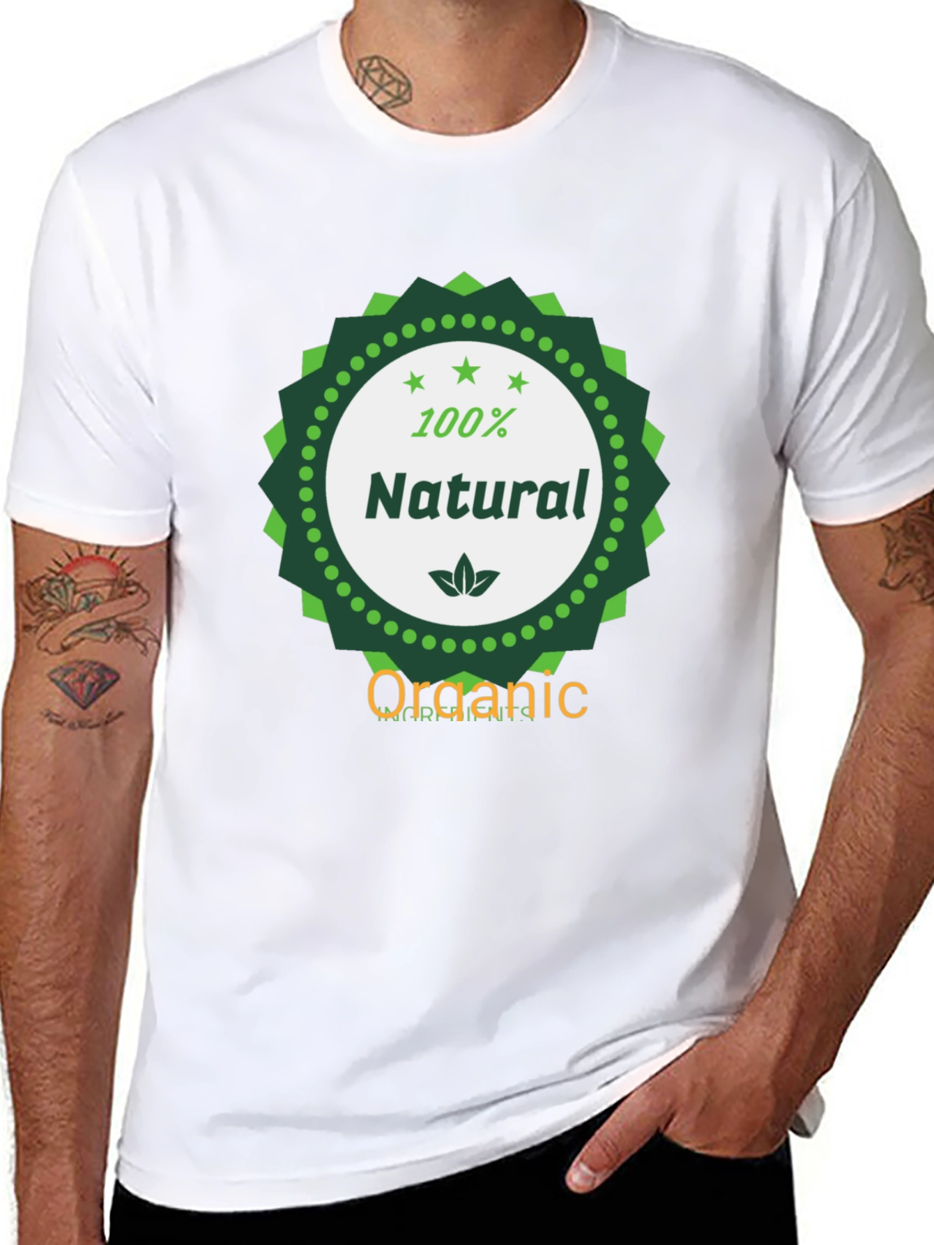 100% Natural Organic Graphic Tee