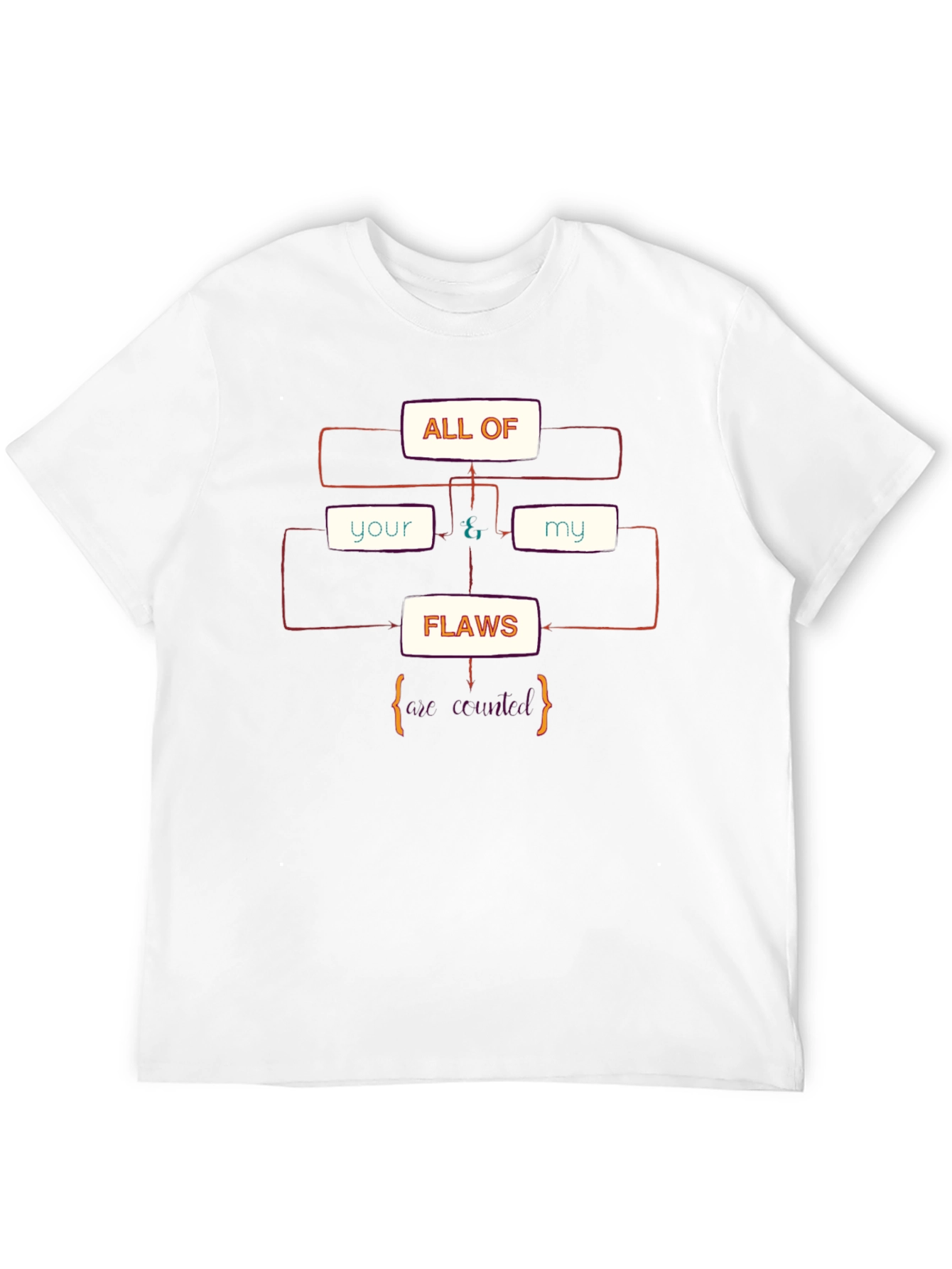 All of Your & My Flaws Definition T-Shirt