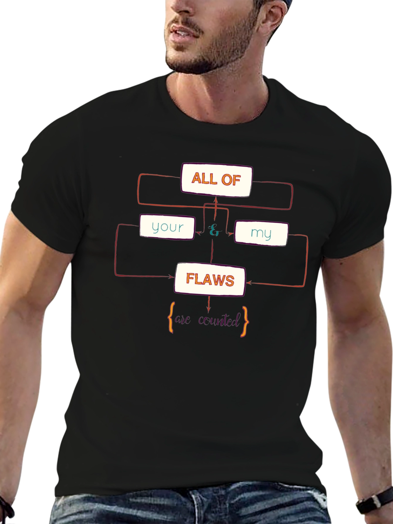 All of Your & My Flaws Definition T-Shirt